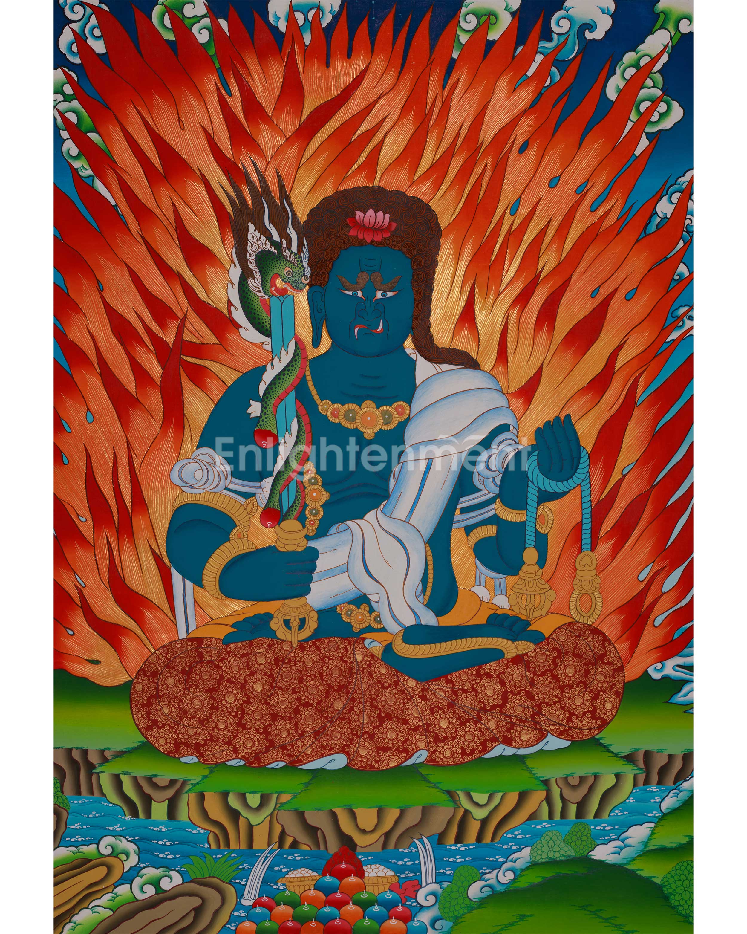 Achalanatha Thangka | Guardian of Wisdom and Obstacle Removal