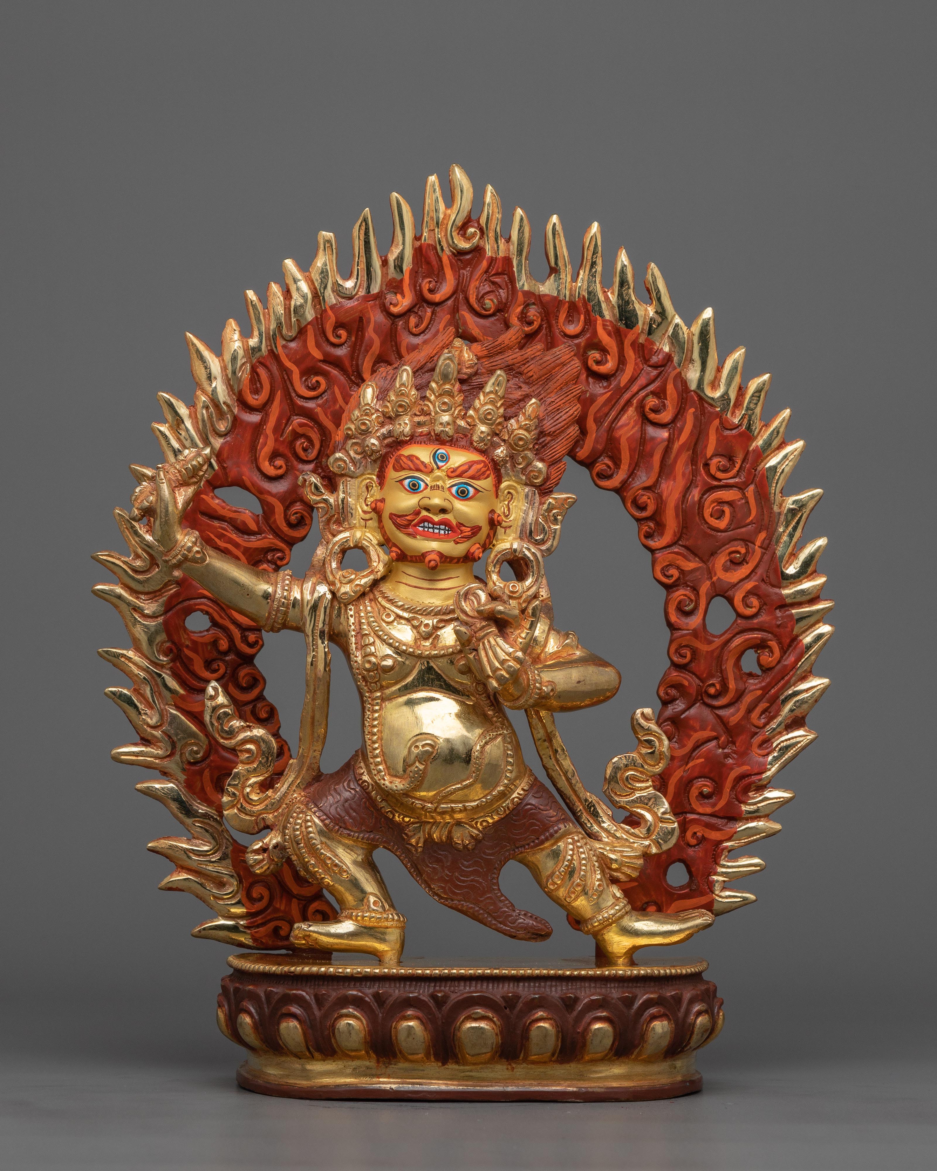 Vajrapani Gold Statue