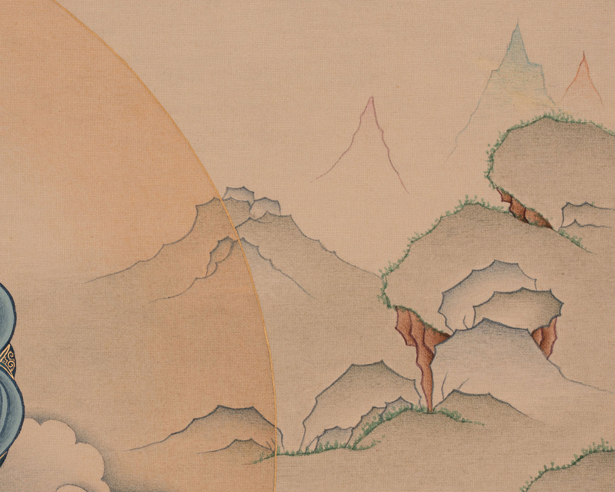 Sacred Amitayus Buddha Thangka | Infinite or Measureless Life Deity