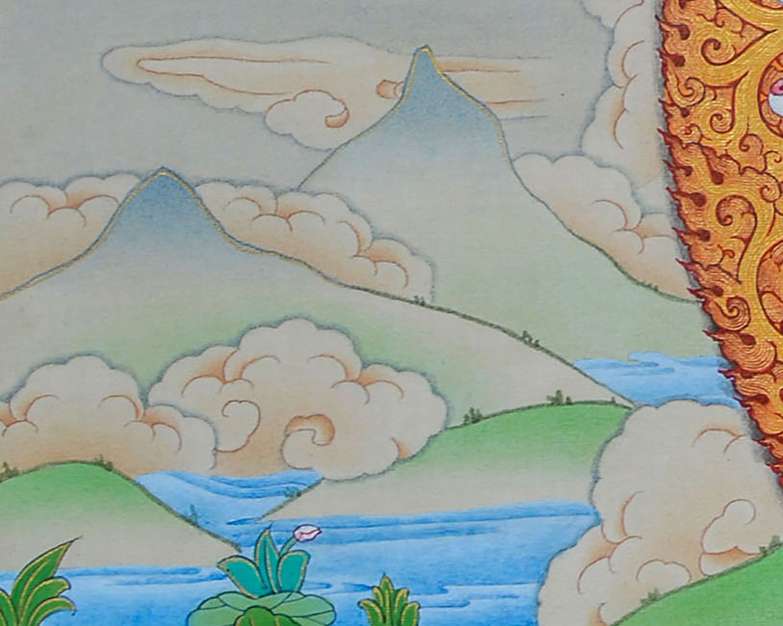 Hand-Painted Hevajra Thangka for Home Deco | A Great Compassion of Vajrayana Buddhism | Nepal Art