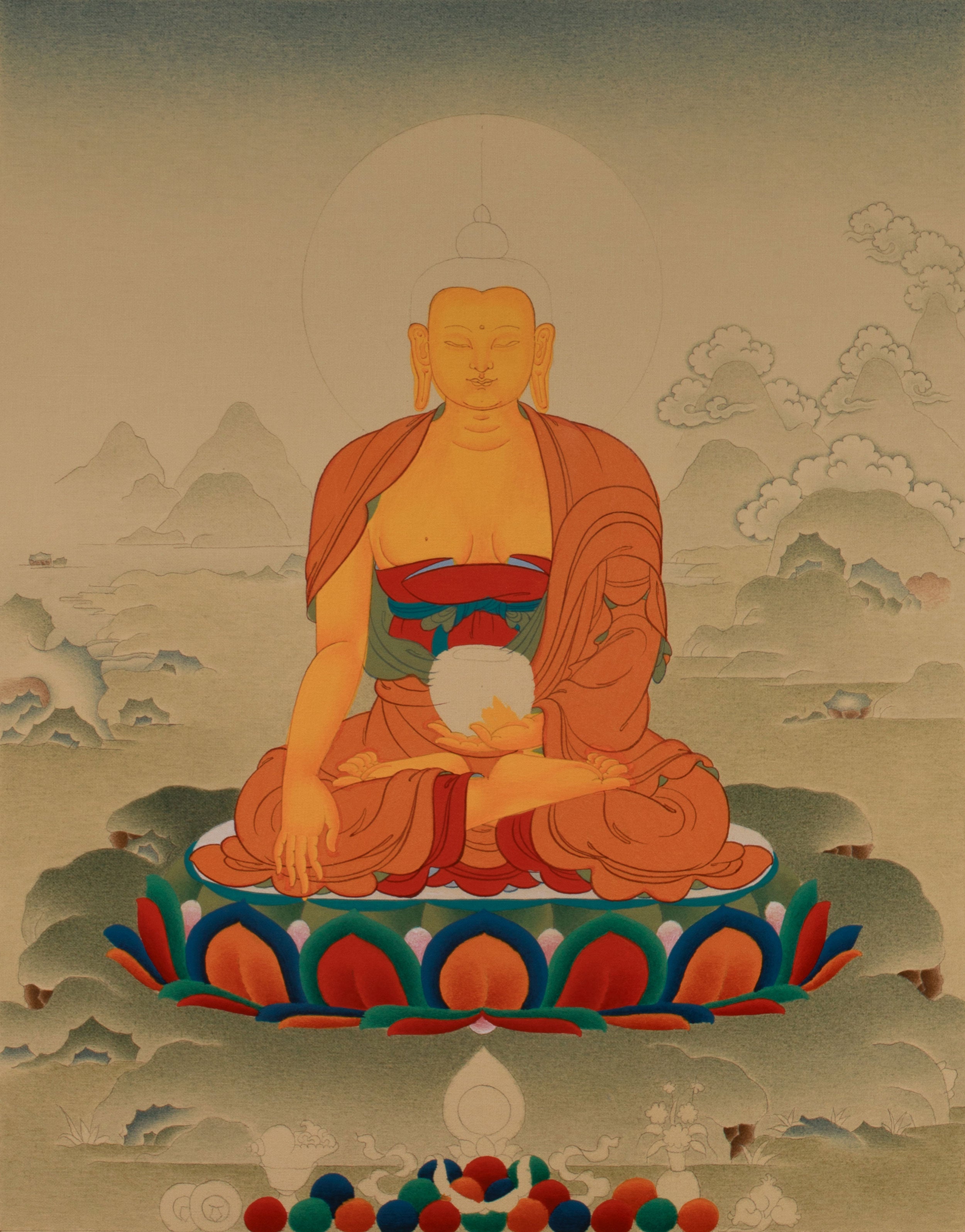 Traditional Process of the Shakyamuni Buddha Artwork | Historical Buddha
