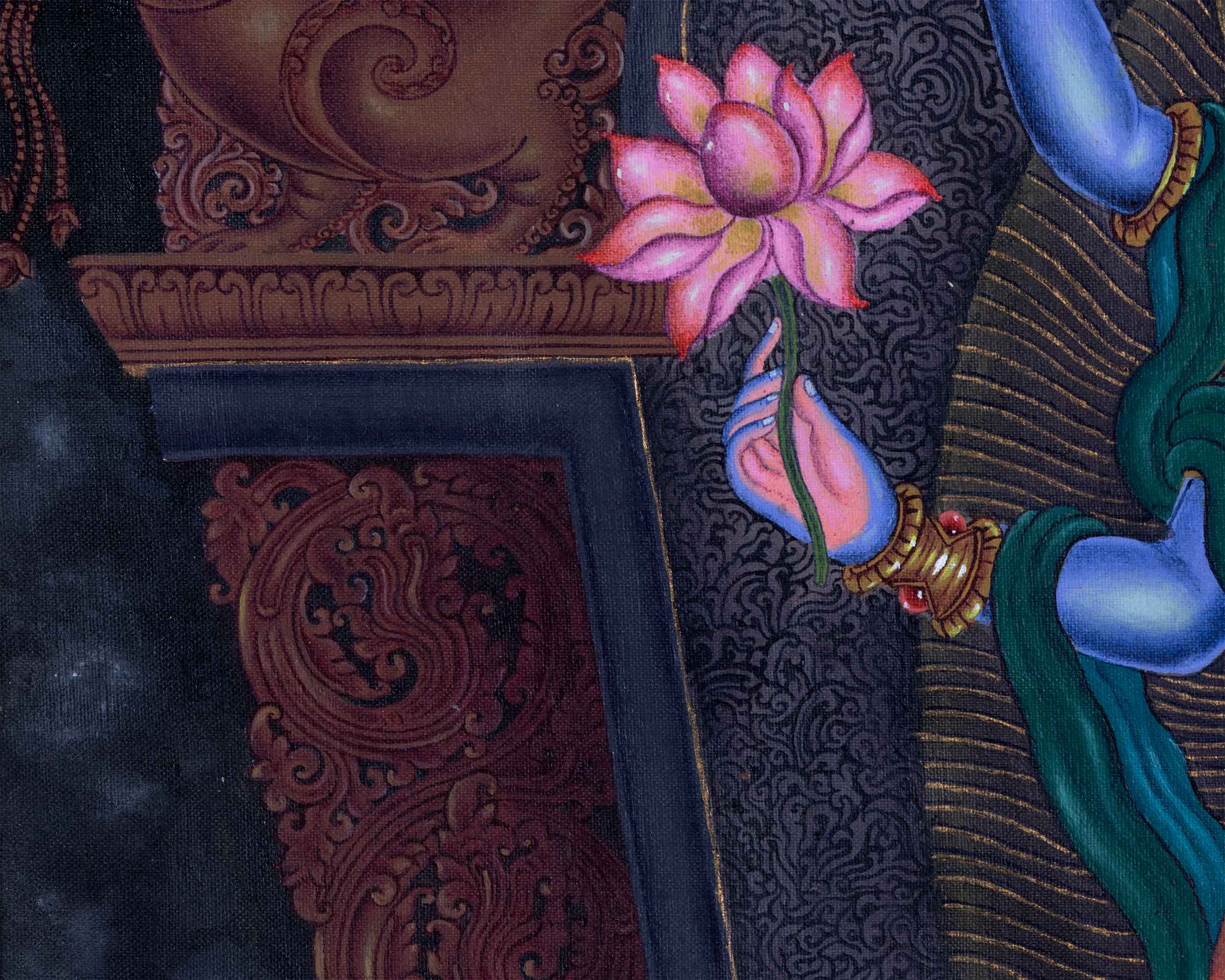 Highly Revered Hindu Deity Sree Vishnu Giclee Print | Vishnu, The God Of Preservation Art