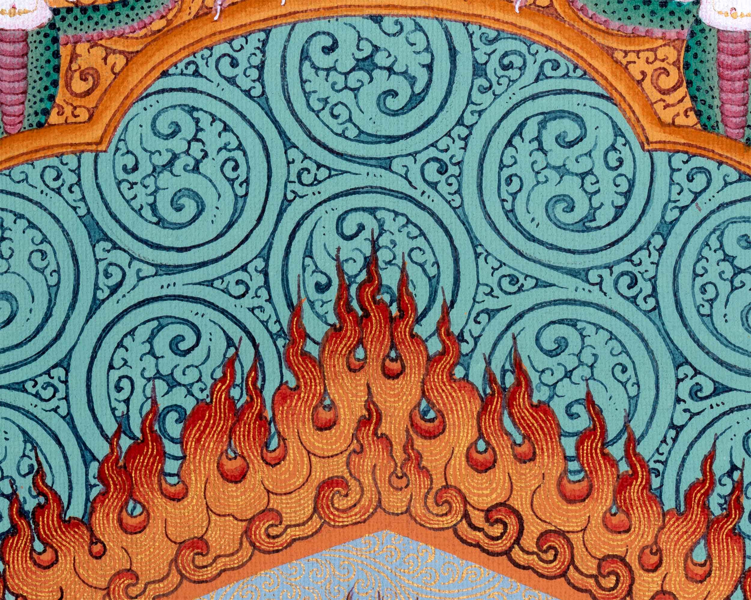 Kurukulla: Traditional Thangka Print | Stunning Kurukulla Wall Hanging | Tibetan Buddhism
