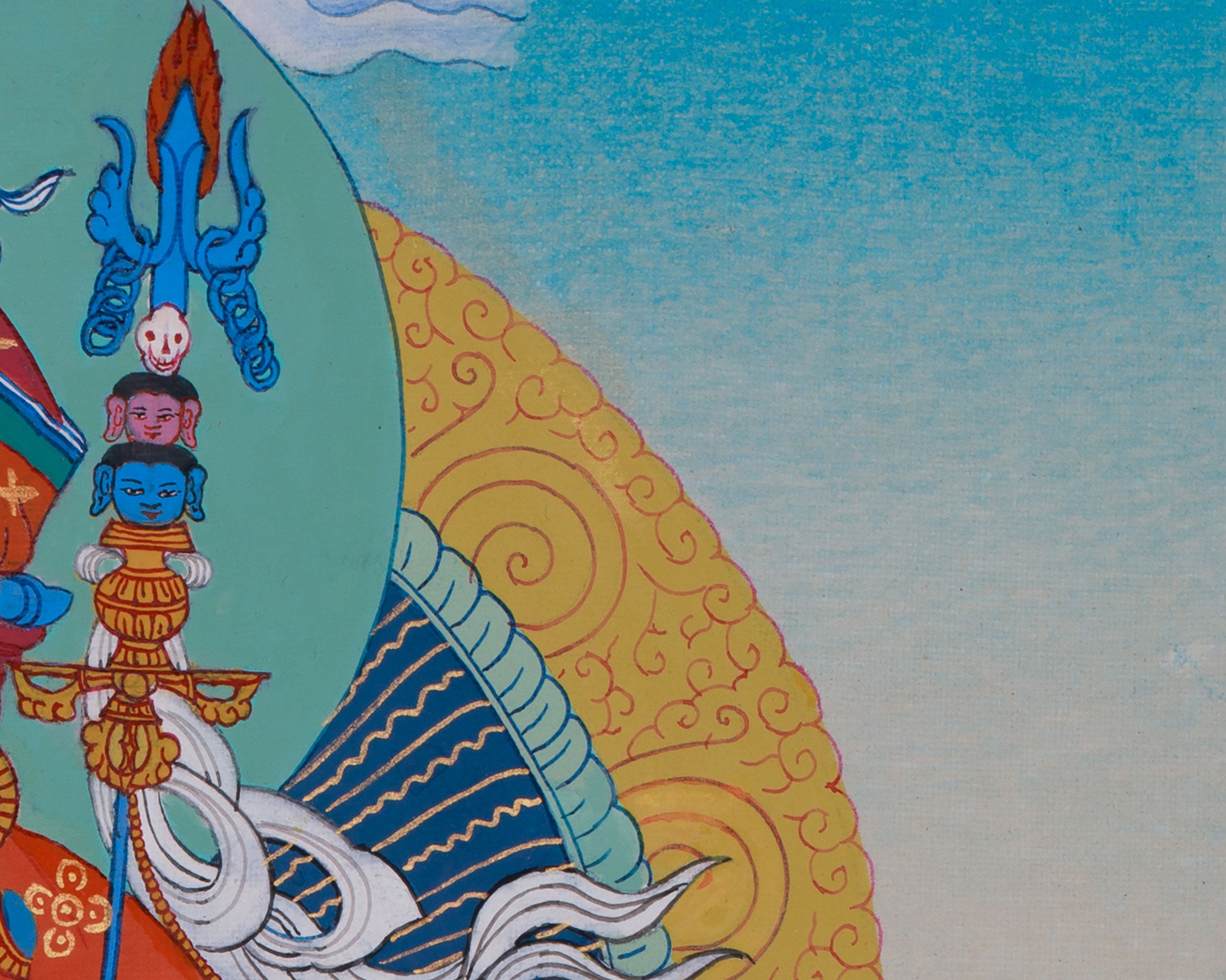 Precious Master Guru Rinpoche Thangka | Easing Royal Posture