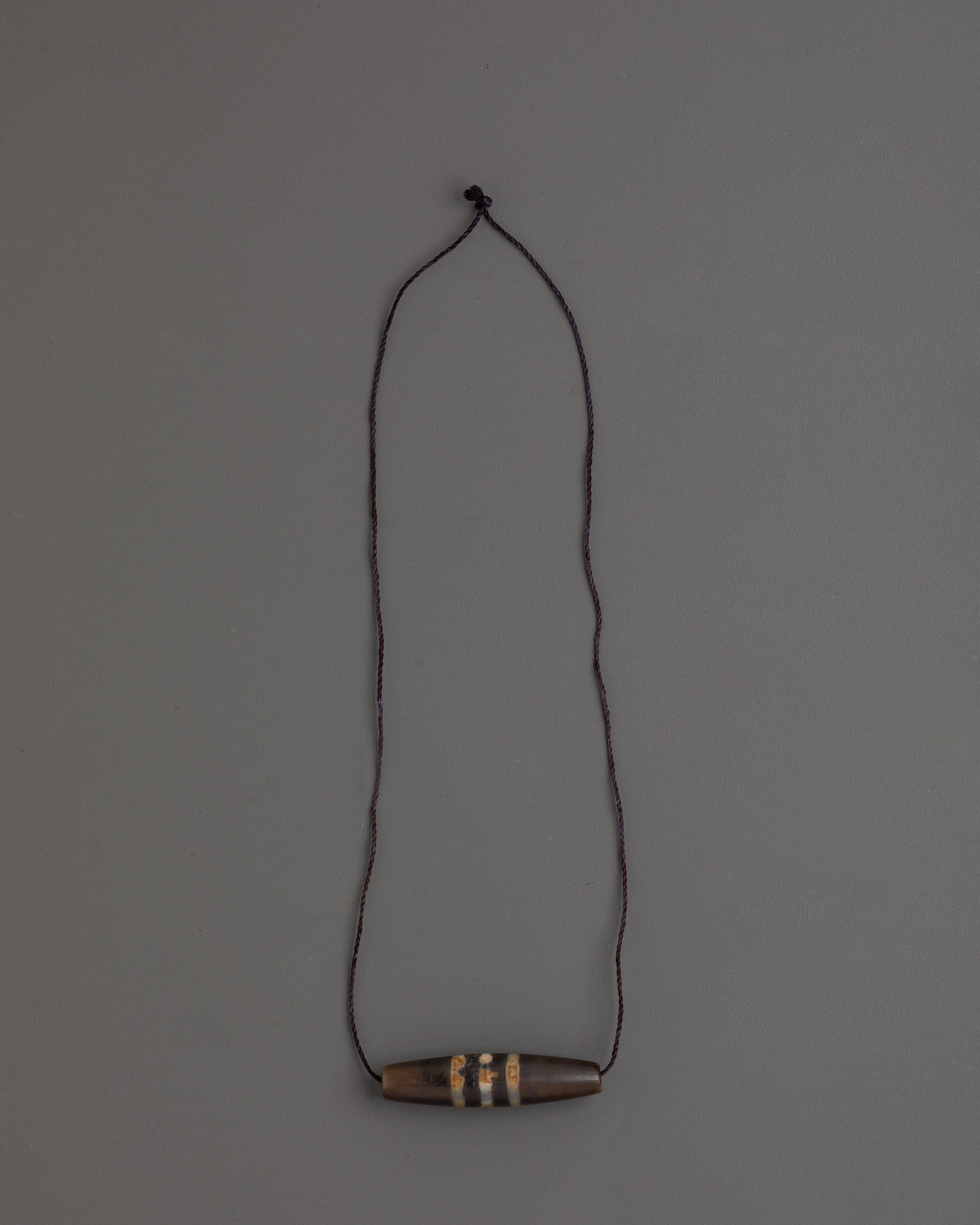 Black and White Chong Dzi Locket | Spiritual Healing Amulet for Protection