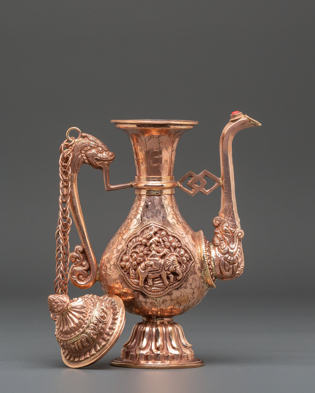 Handmade Copper Bhumba | Tibetan Buddhist Ritual Vase