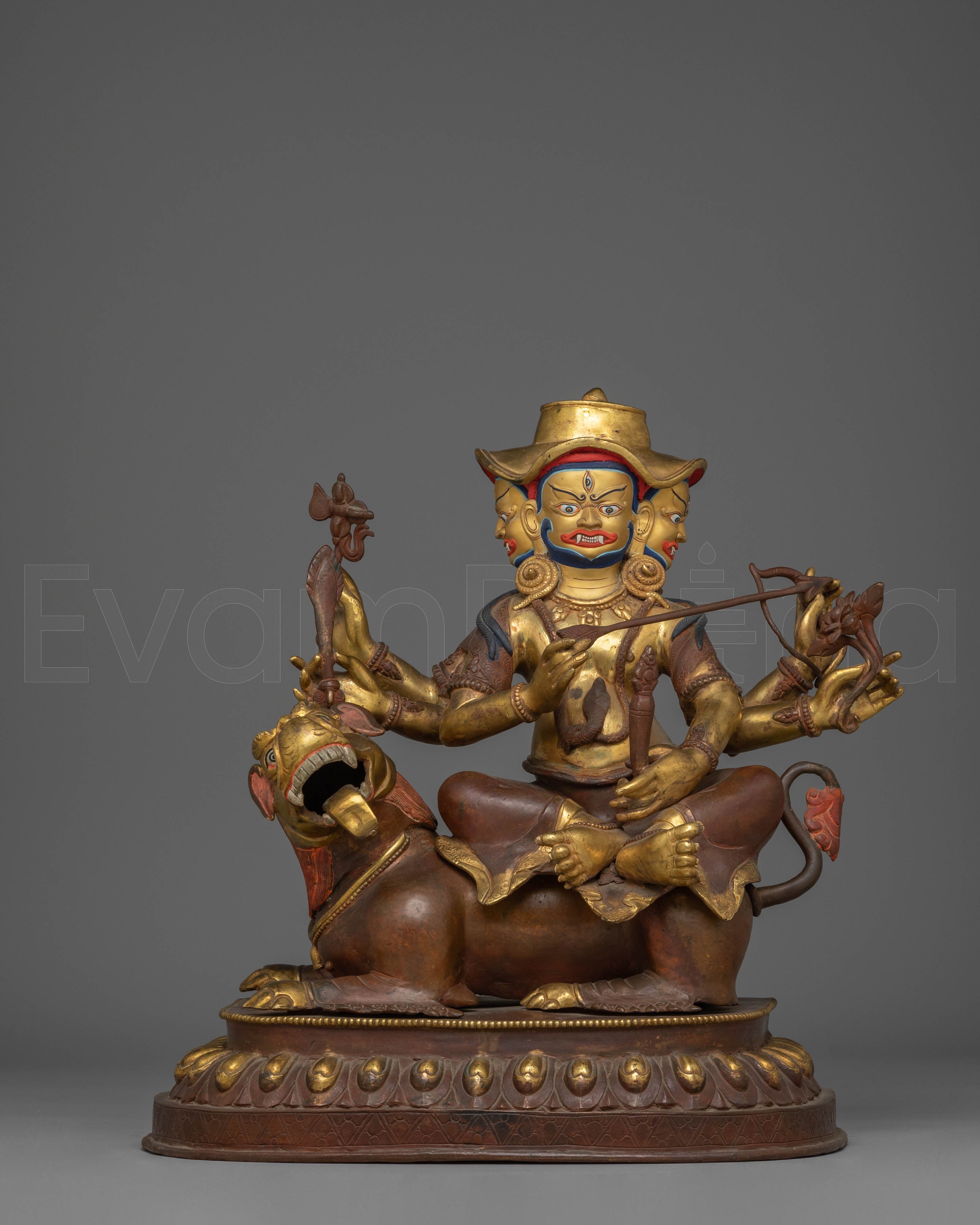 Handcrafted Pehar Gyalpo Figurine | Tibetan Protector