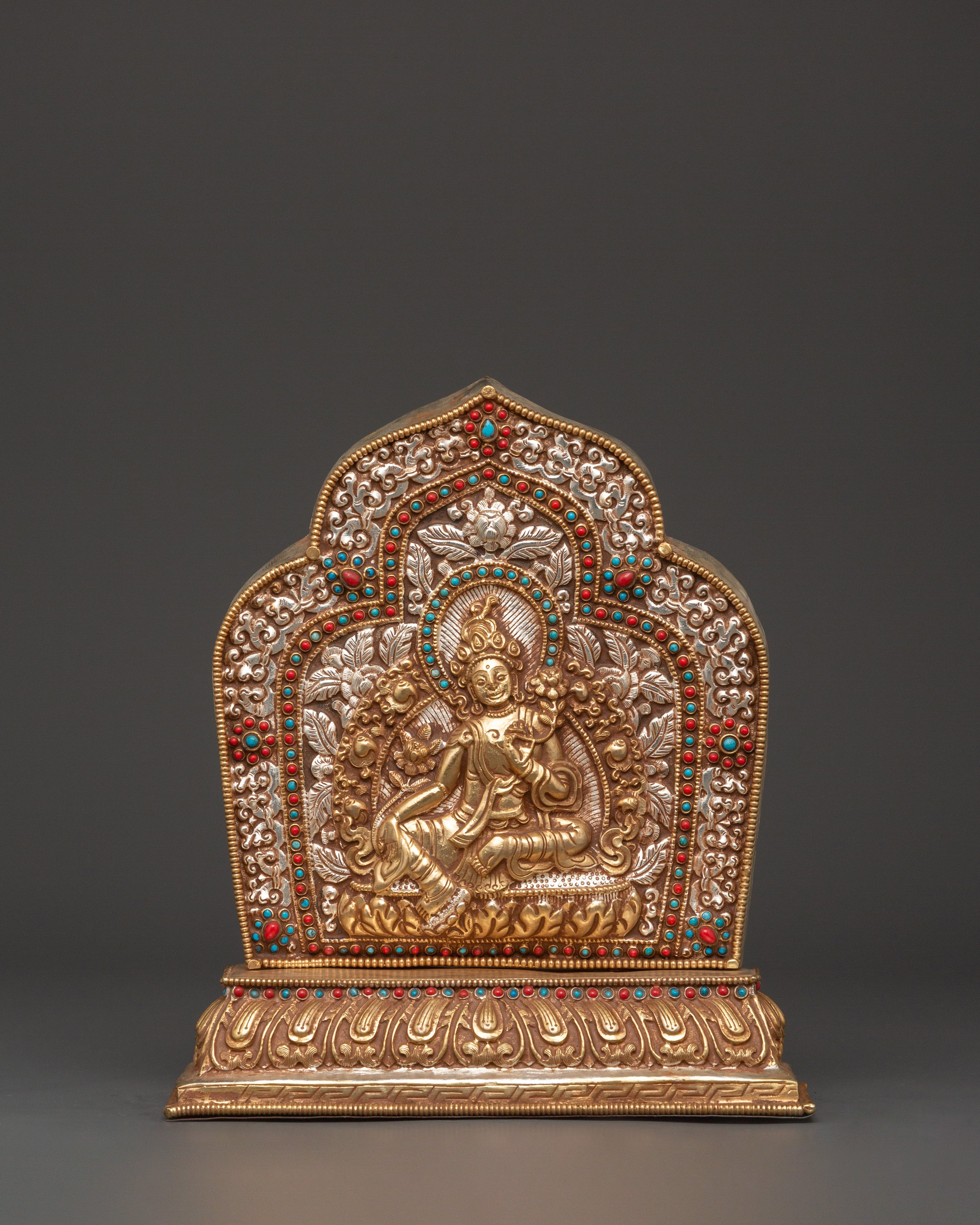 Tibetan Ghau Prayer Box Pendant