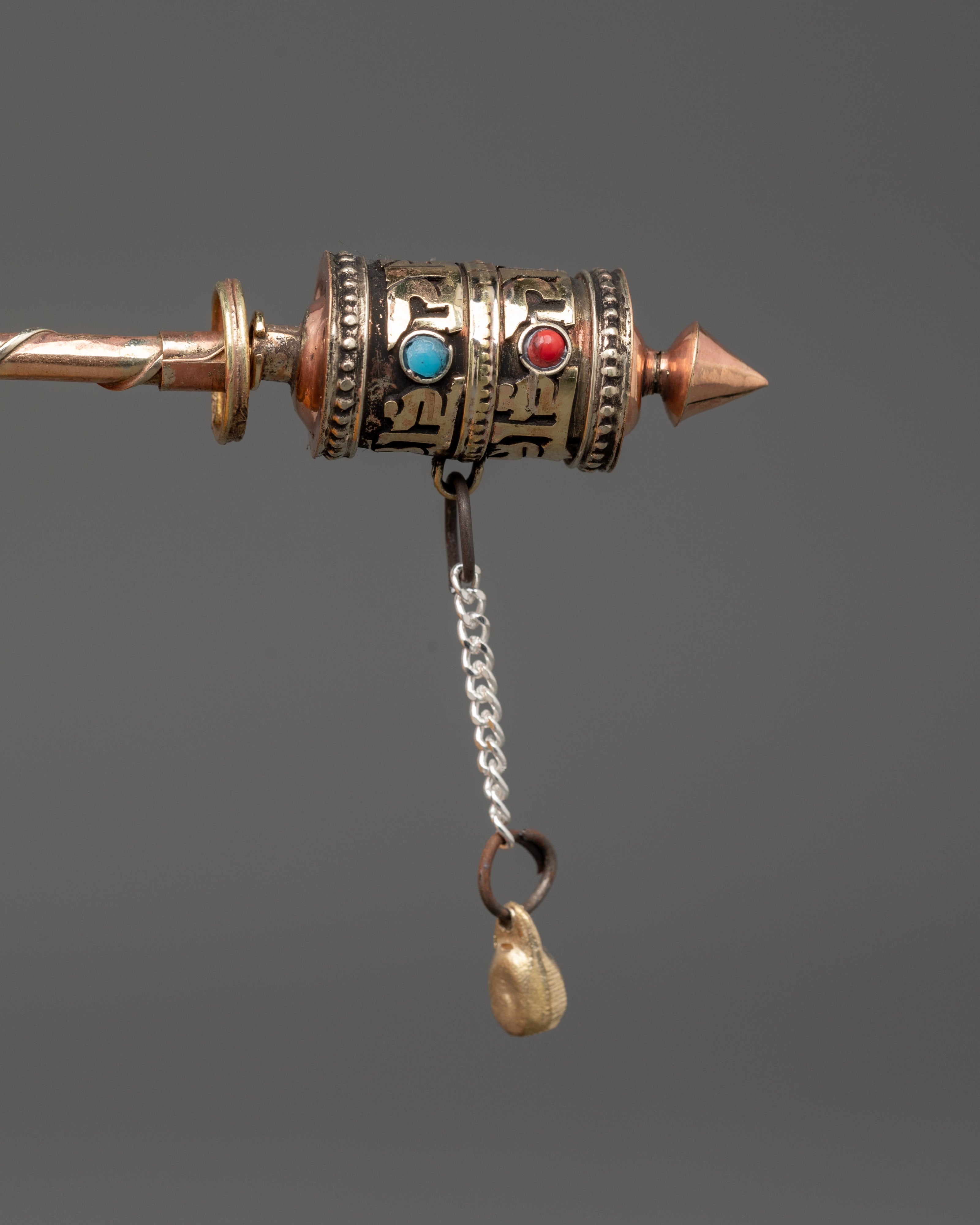 Tibetan Prayer Wheel Mantra Spinner Tool | Ritual Practice, Focus & Inner Peace Tool