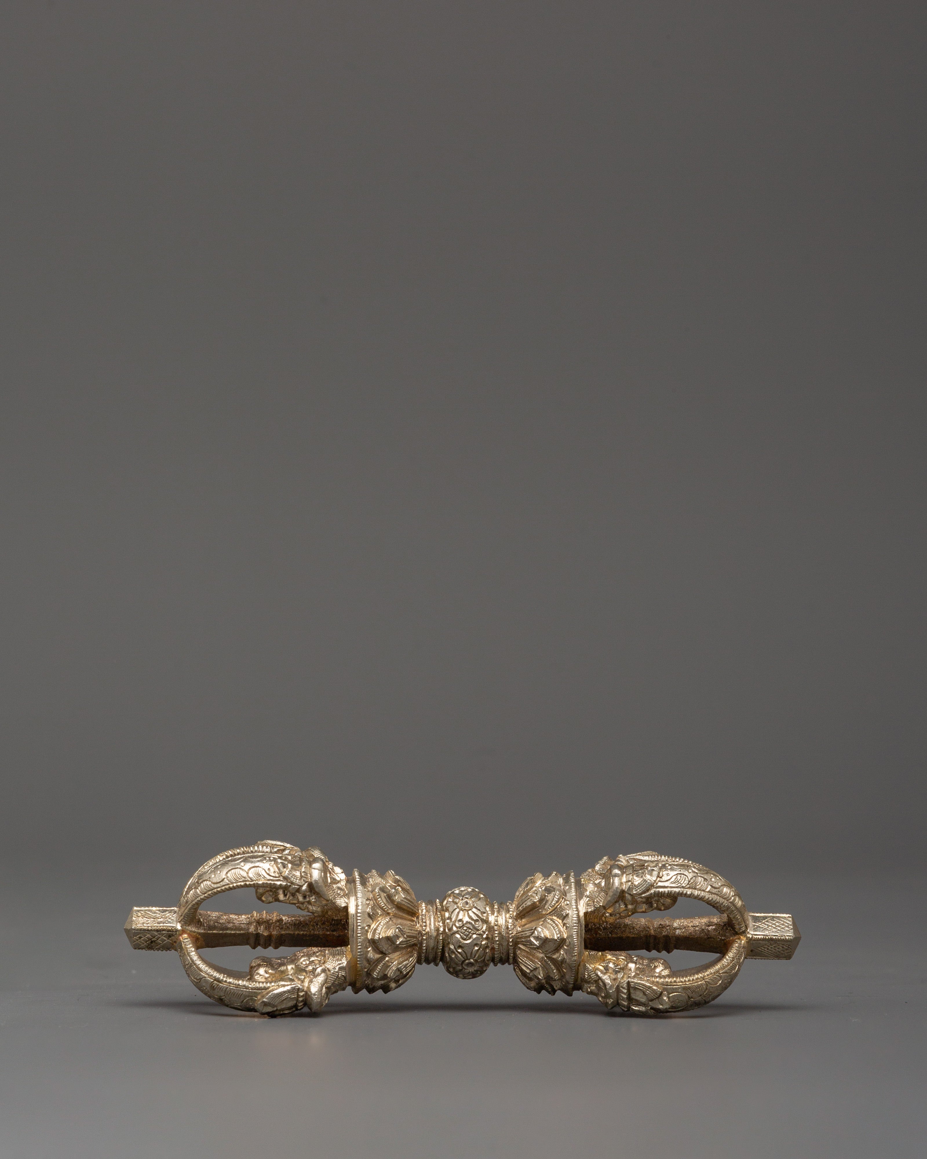 Tibetan Vajra & Bell Set | 7-Metal Bronze Buddhist Ritual Tools