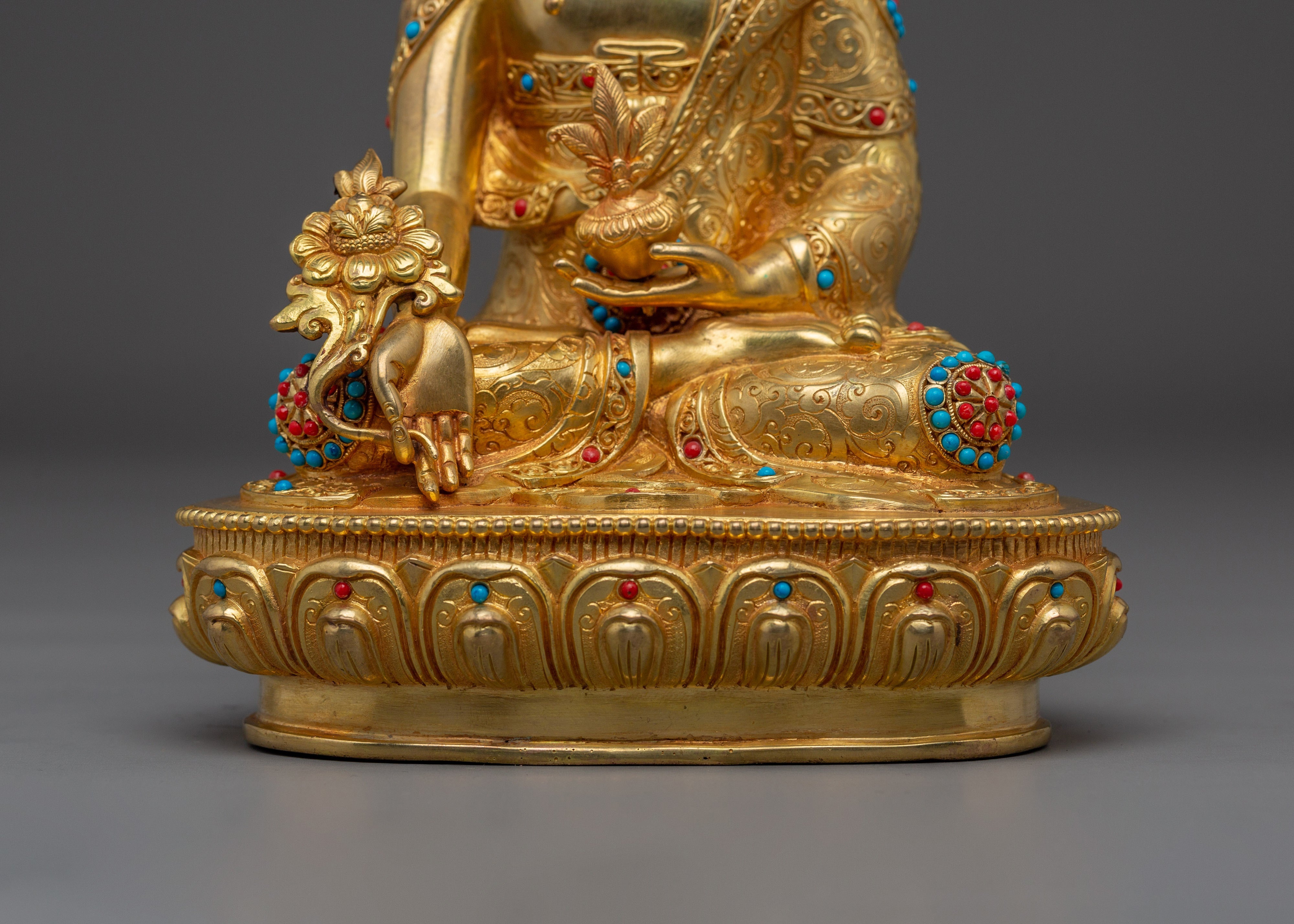 Tibetan Medicine Buddha Sculpture | Spiritual Healing