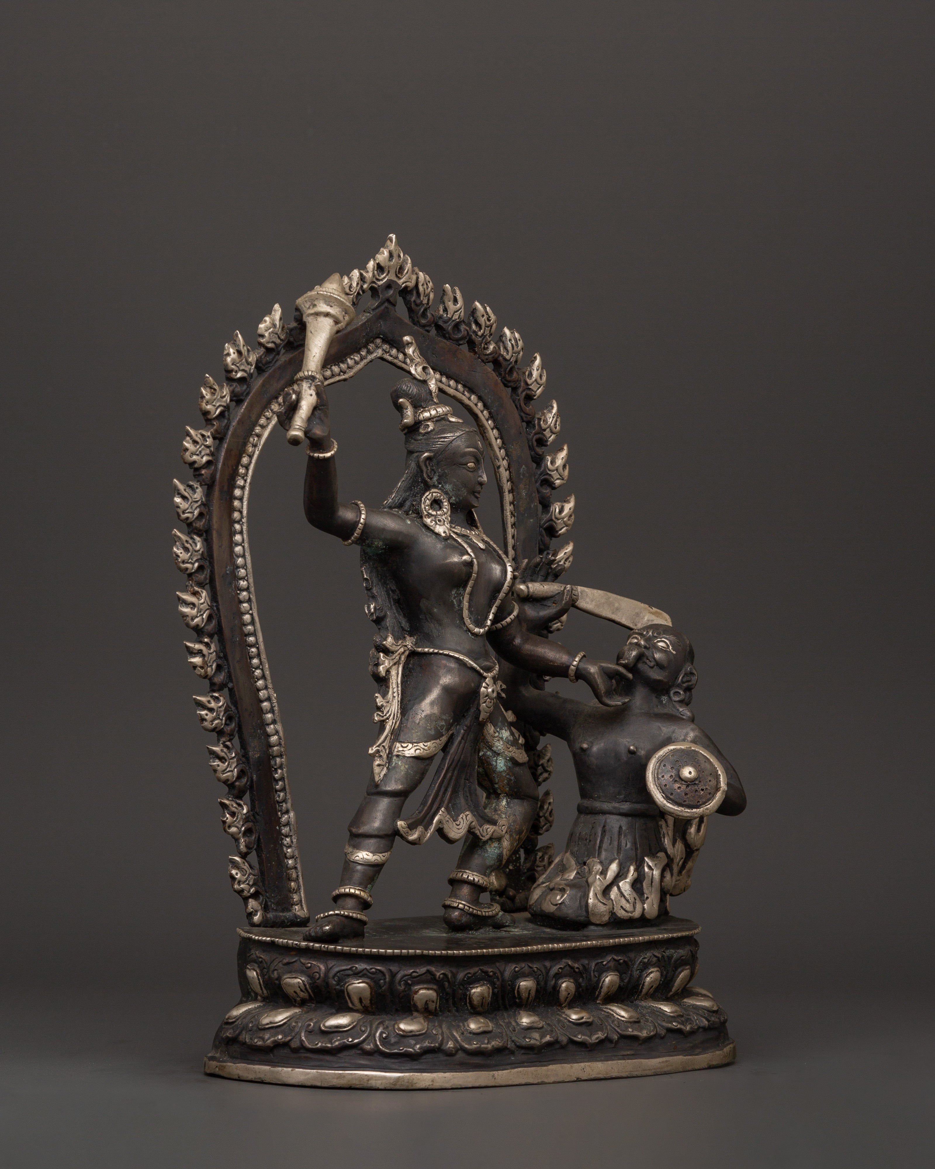 Baglamukhi Devi Statue | Wrathful Hindu Goddess