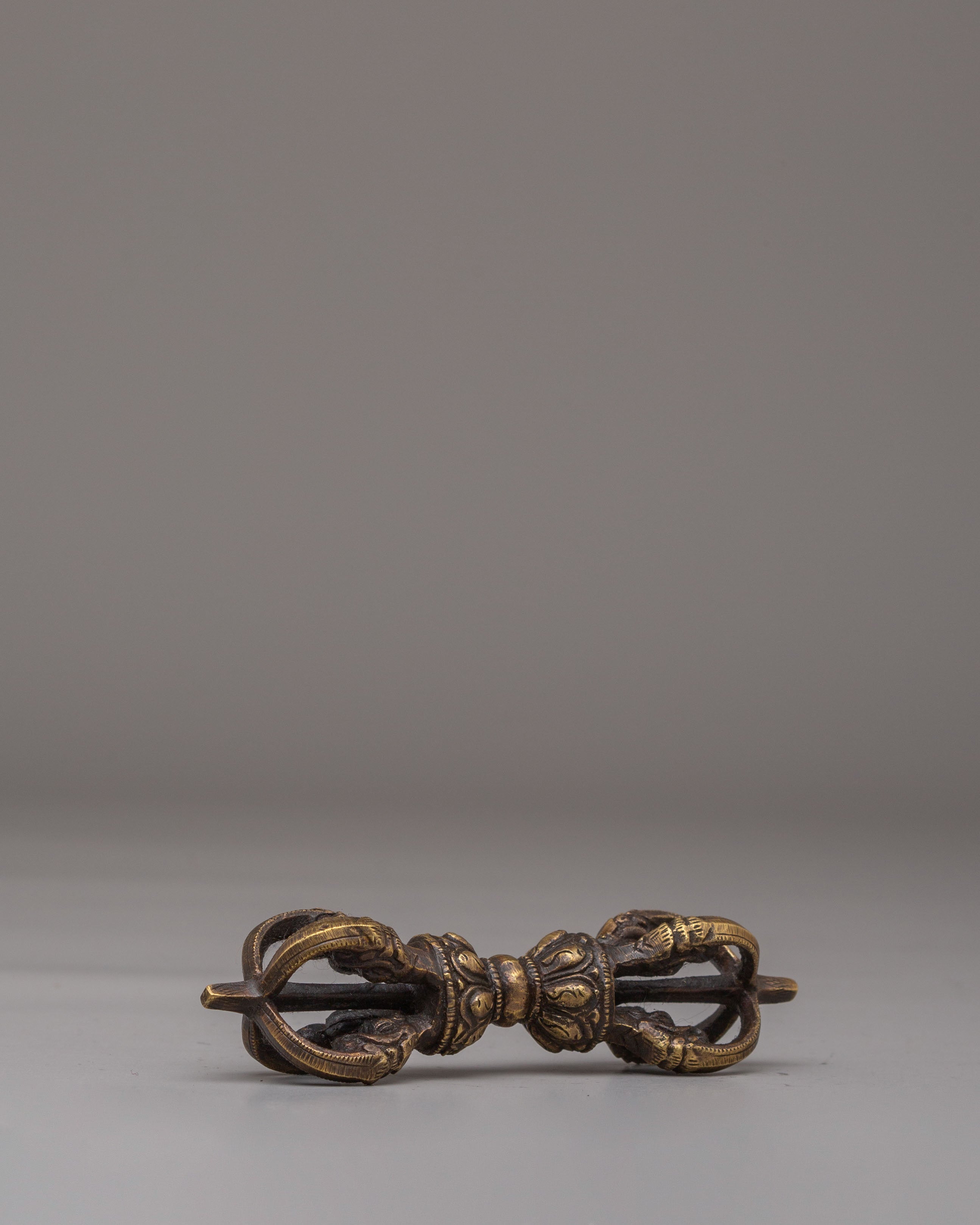 Handcrafted Buddhist Vajra and Bell Set | Tibetan Ritual Tools for Meditation and Altar Use