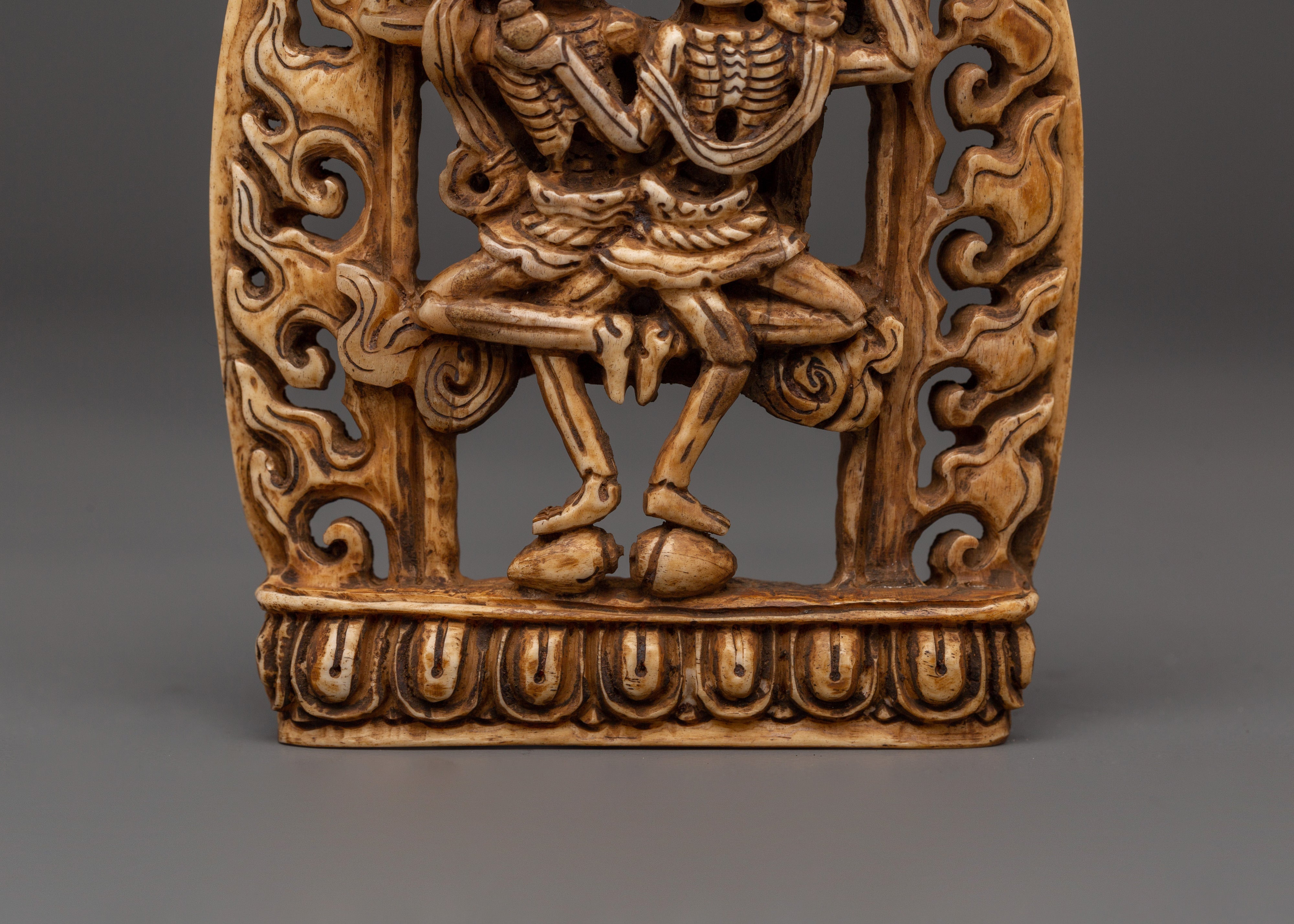 Tibetan Skeleton Deity Chitipati Statue | Symbol of Impermanence