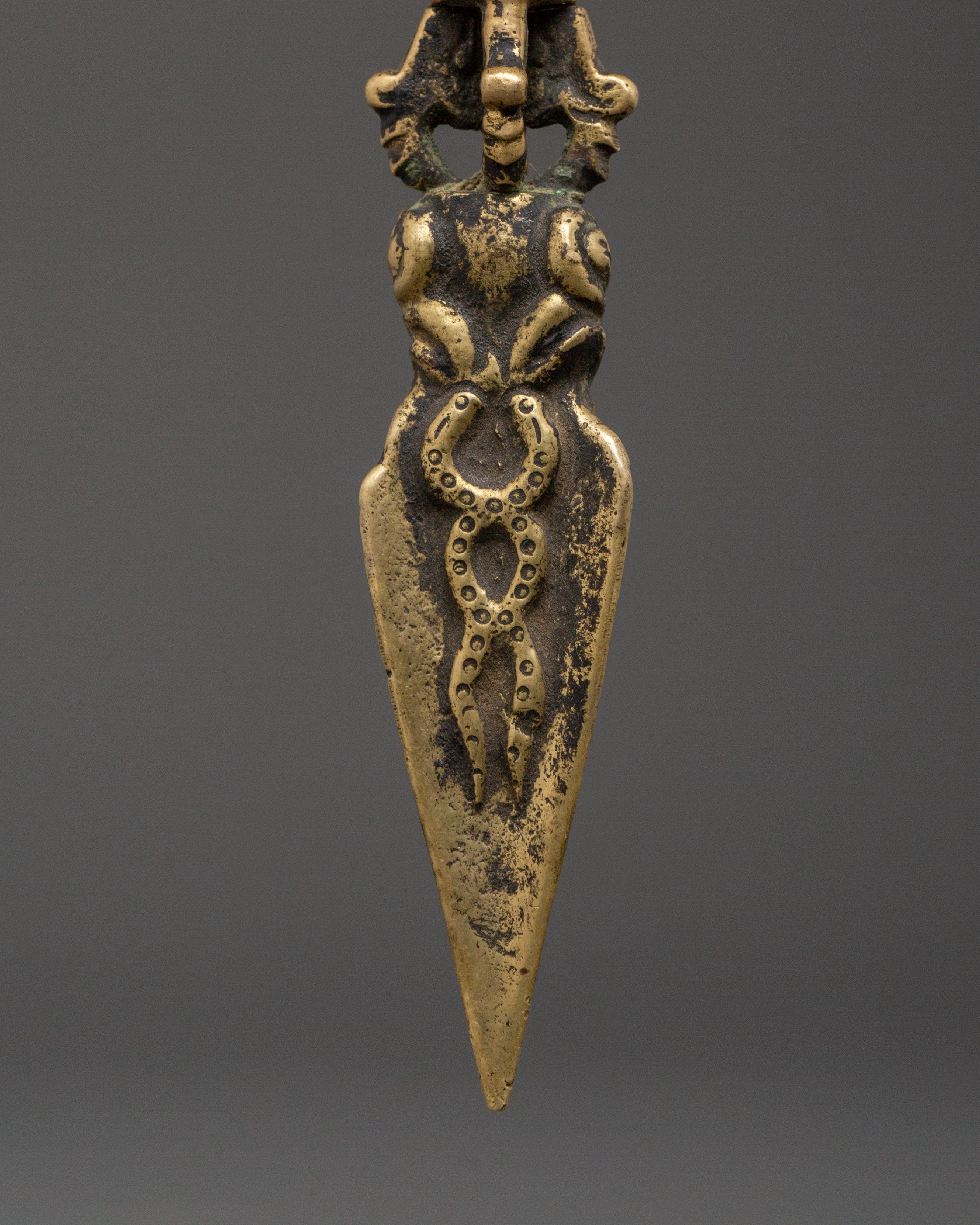 Handcrafted Phurba with Box | Buddhist Powerful Weapon Phurba for Protection