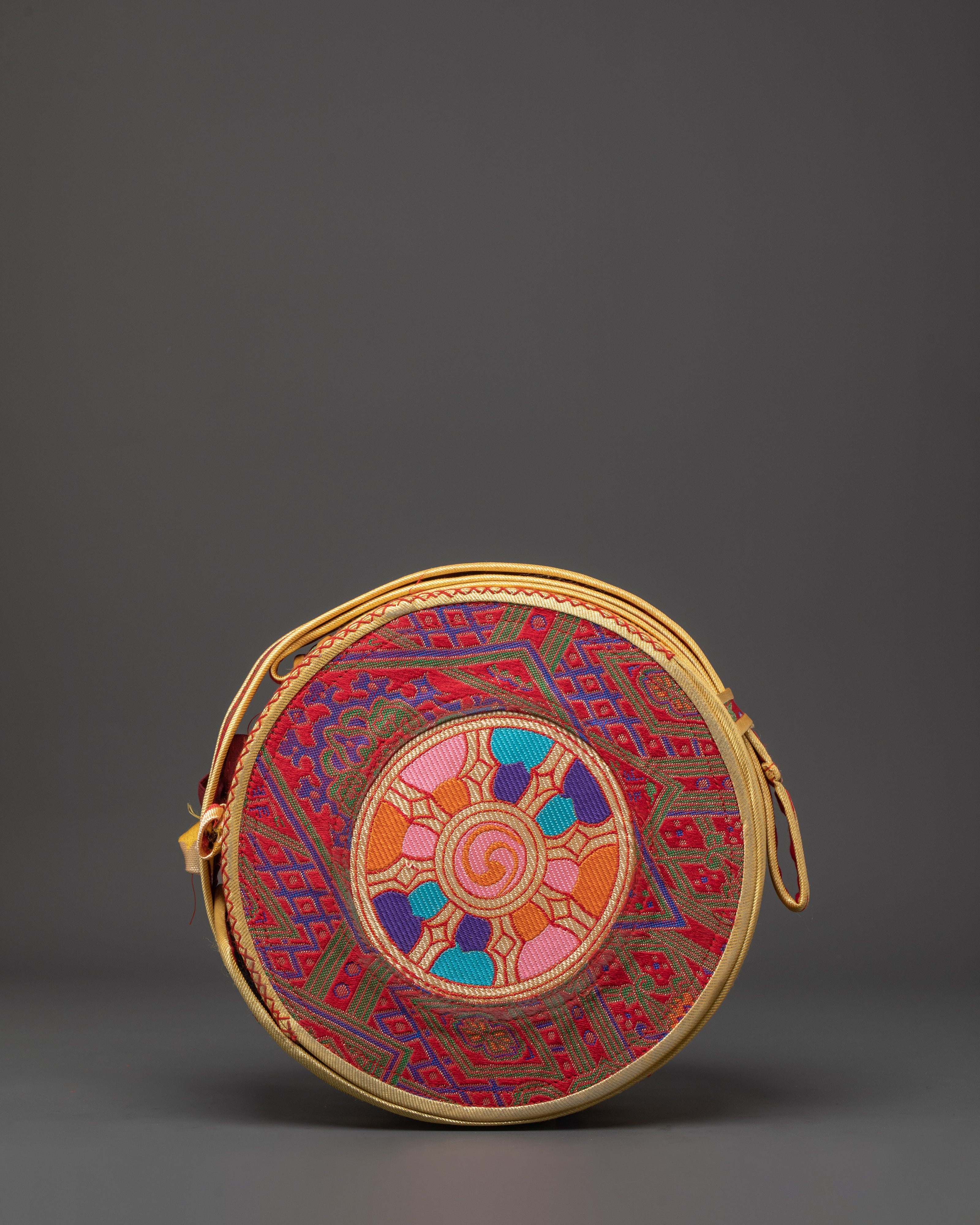Traditional Tibetan Ritual Damaru | Handcrafted Damaru for Puja & Meditation