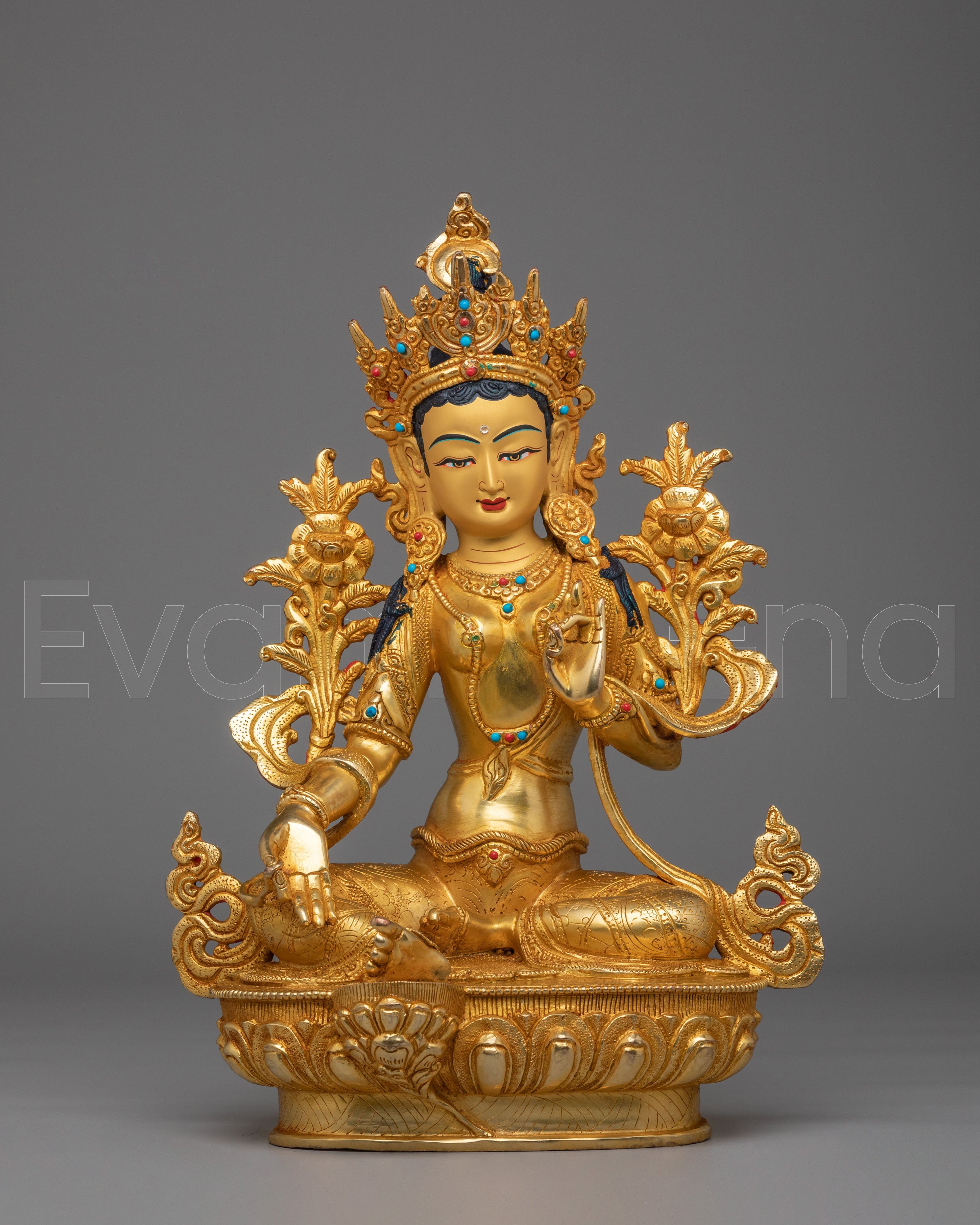 Green Tara Goddess Statue