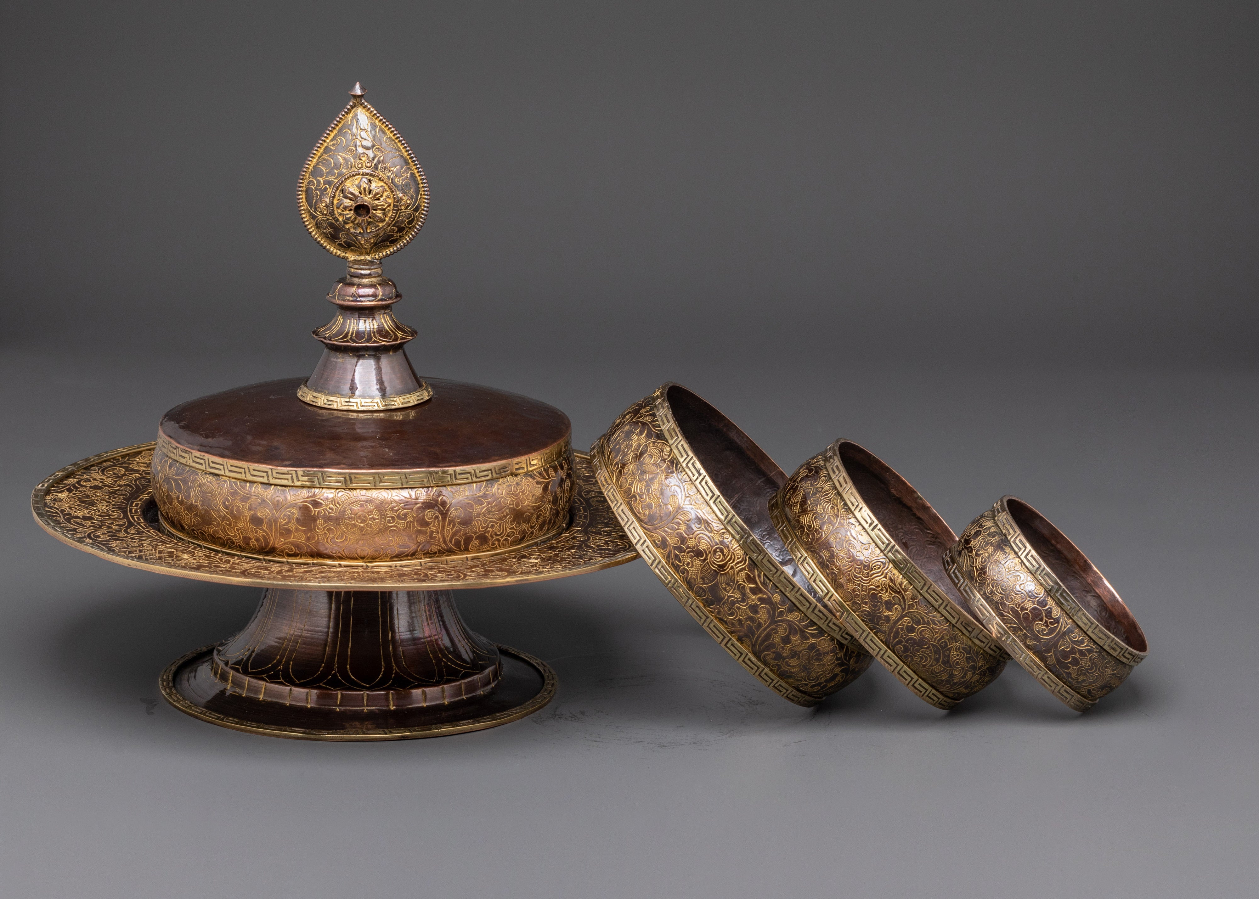 Tibetan Buddhist mandala Set | Spiritual Practice Tool