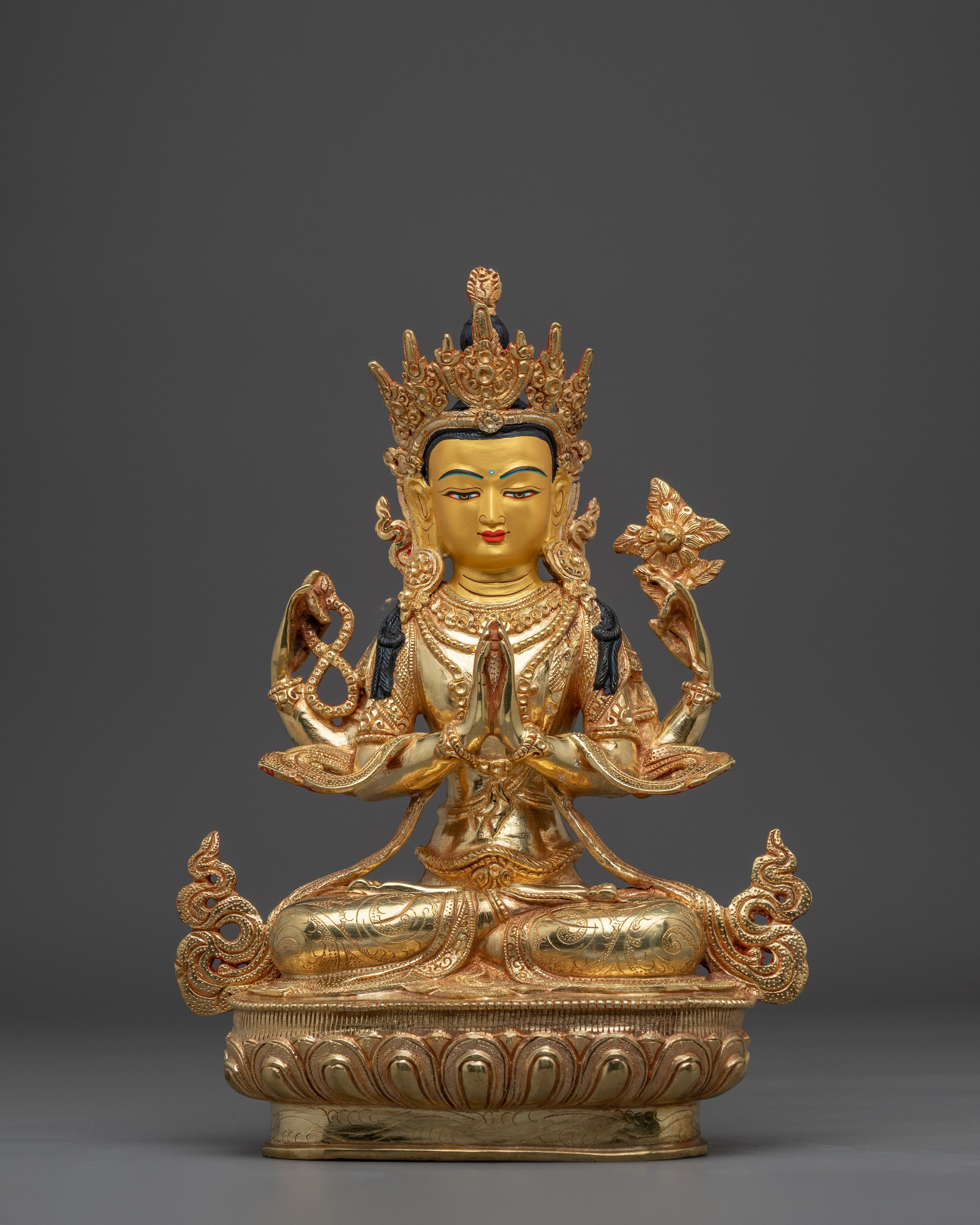 Handmade Compassionate Protector Chenrezig