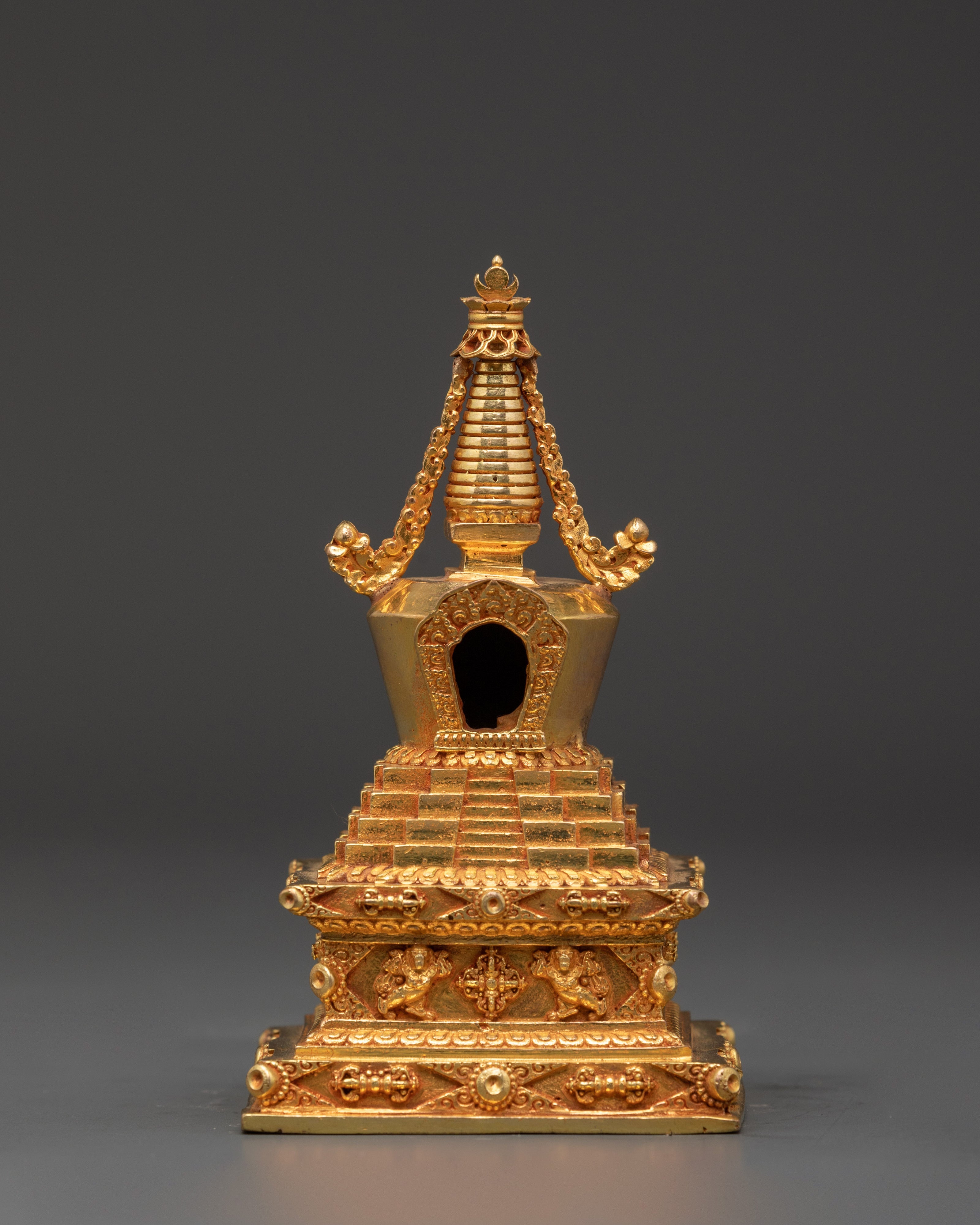 Copper Buddhist Tibetan shrine