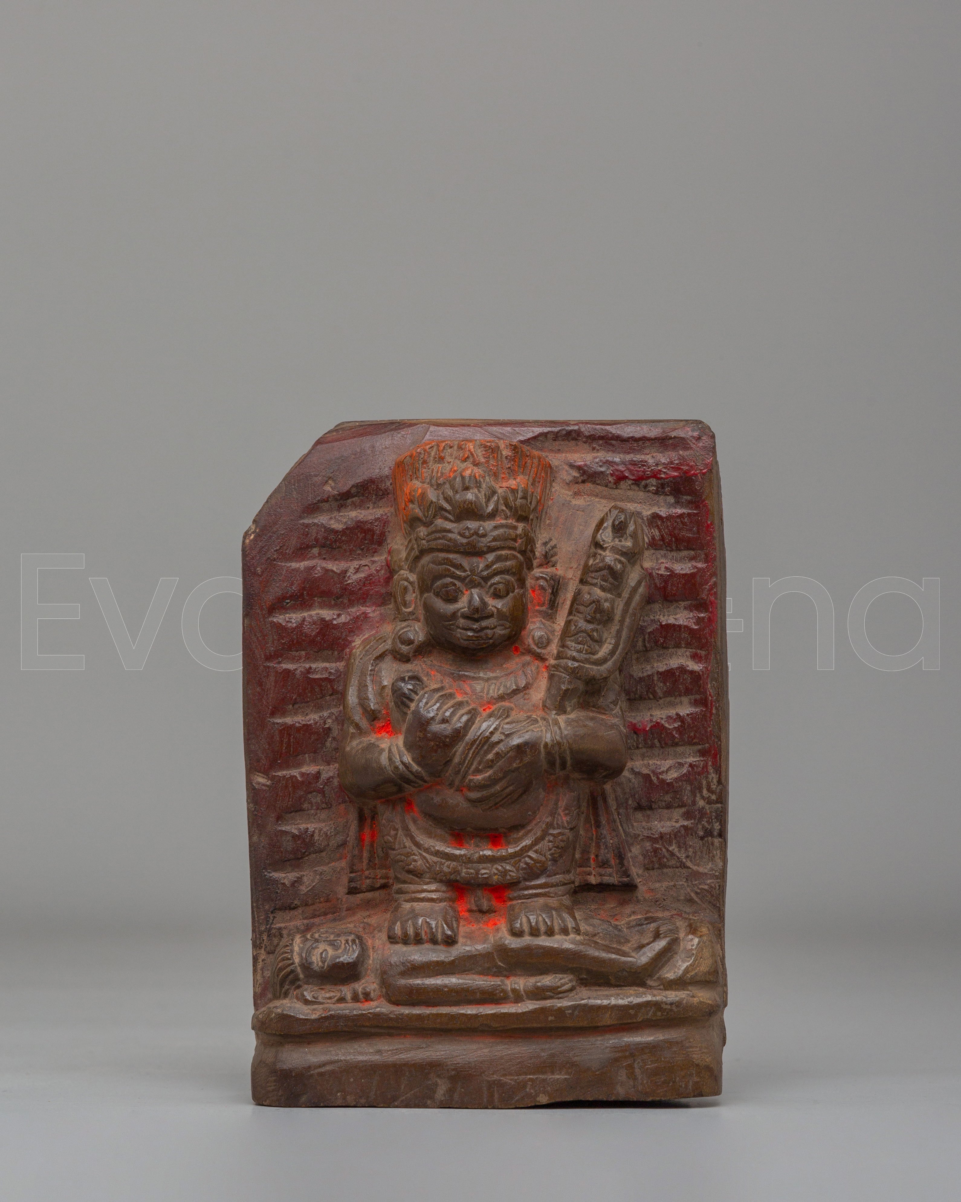 Sacred Mahakala Guardian Figurine