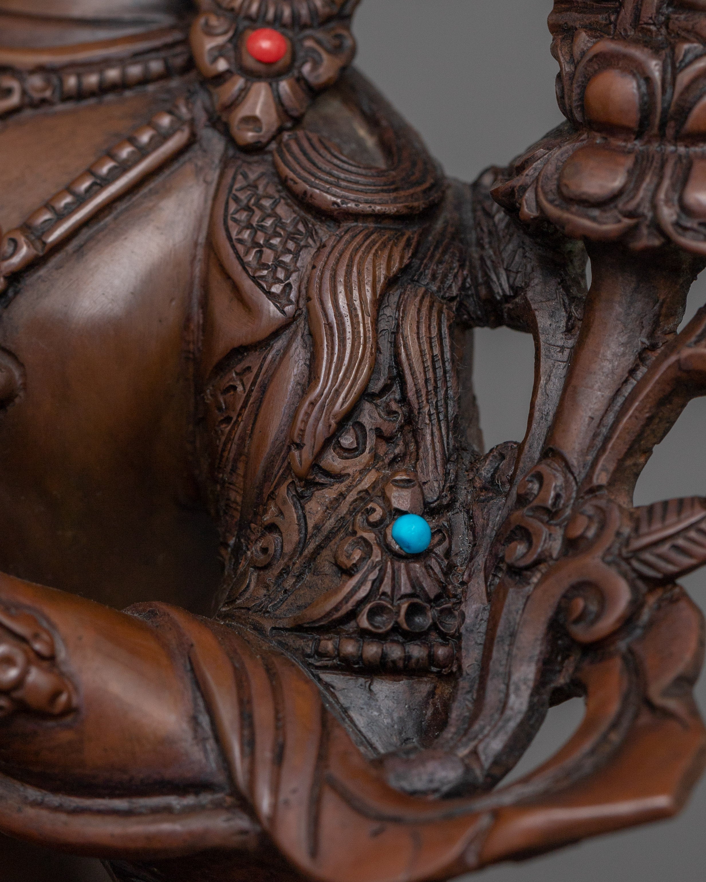 Handcrafted Figurine of Bodhisattva of Wisdom Manjushri | The Radiant Sword of Clarity