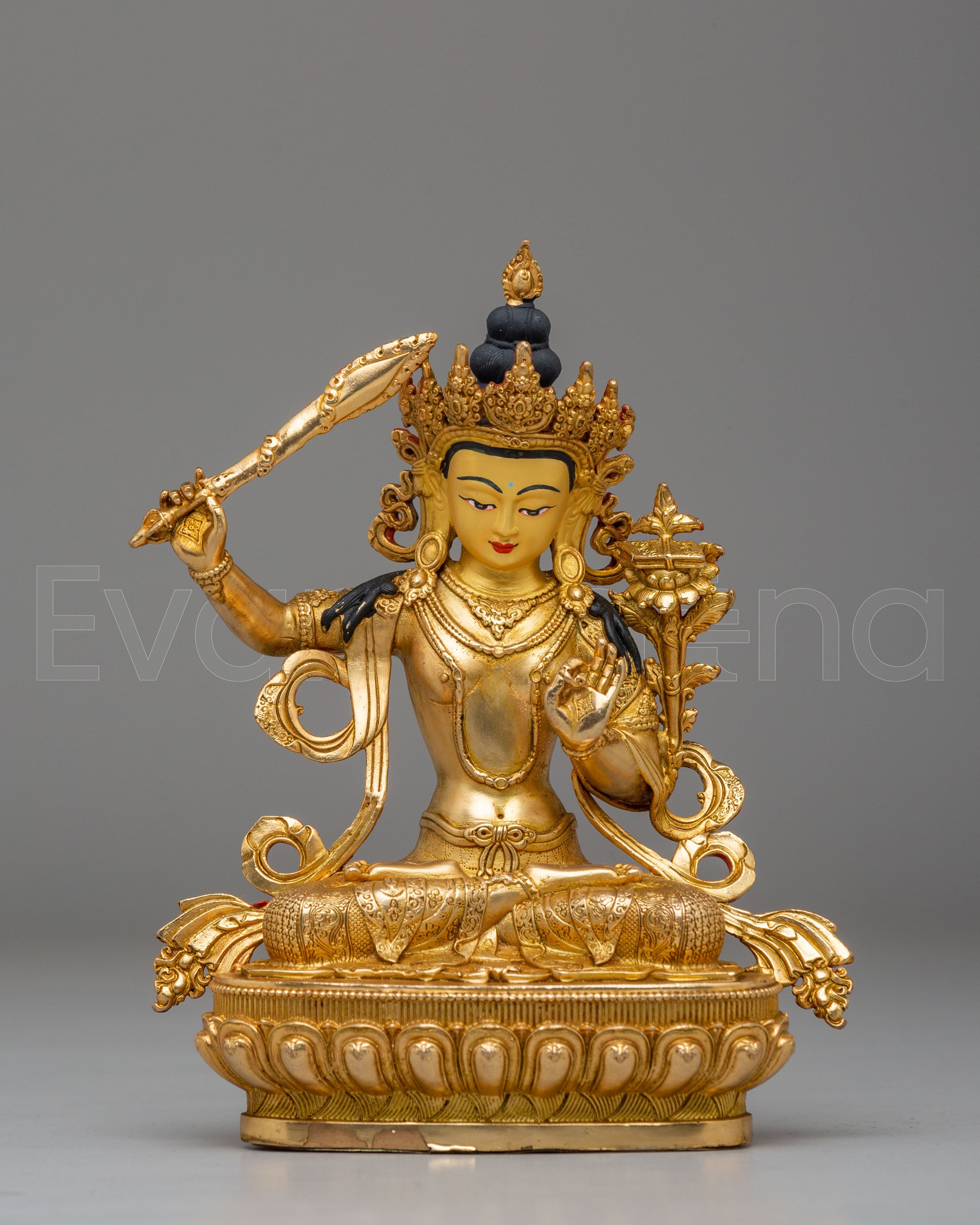 handcrafted-manjushri-buddhist-statue