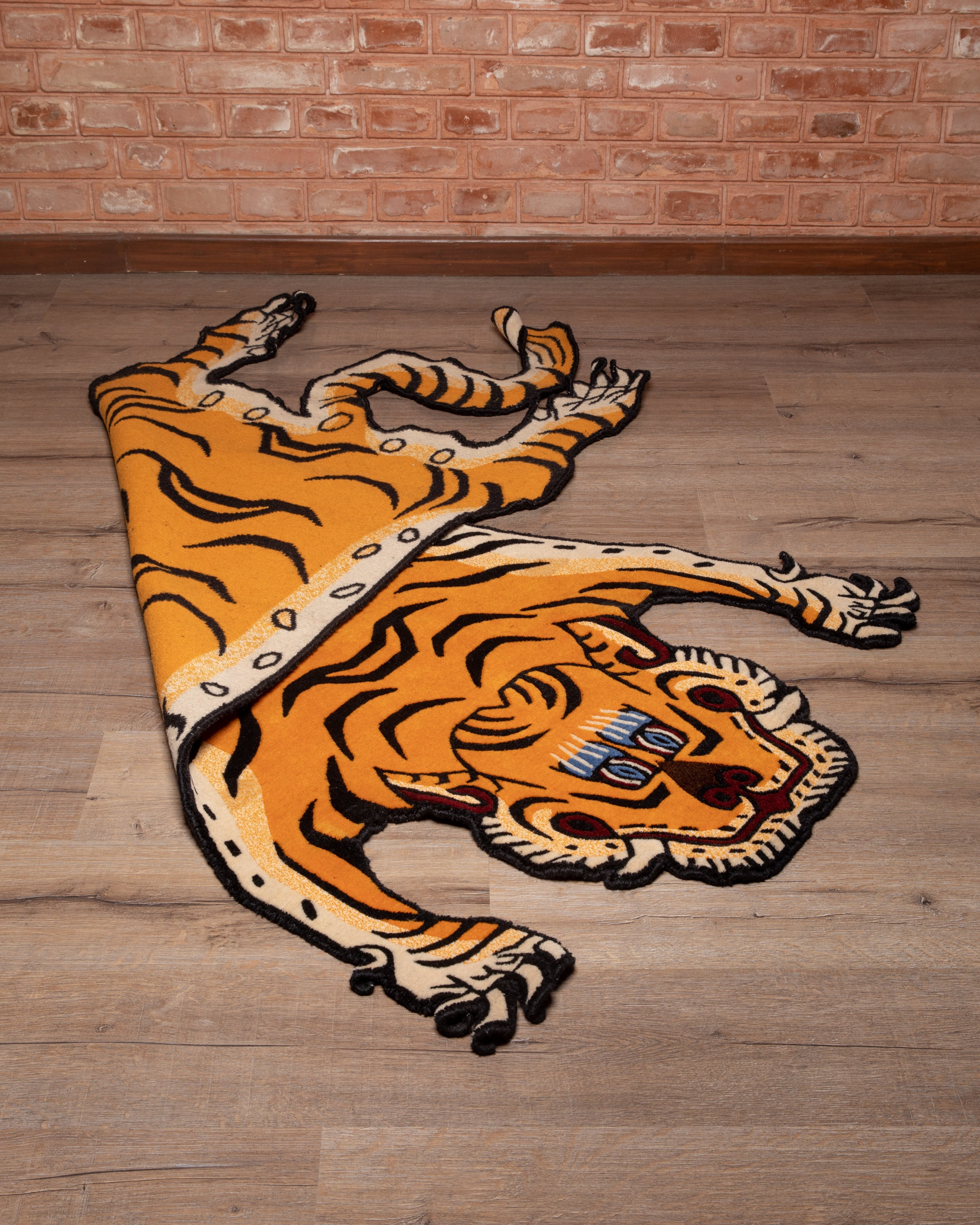 Tiger Print Rug for Home Decor