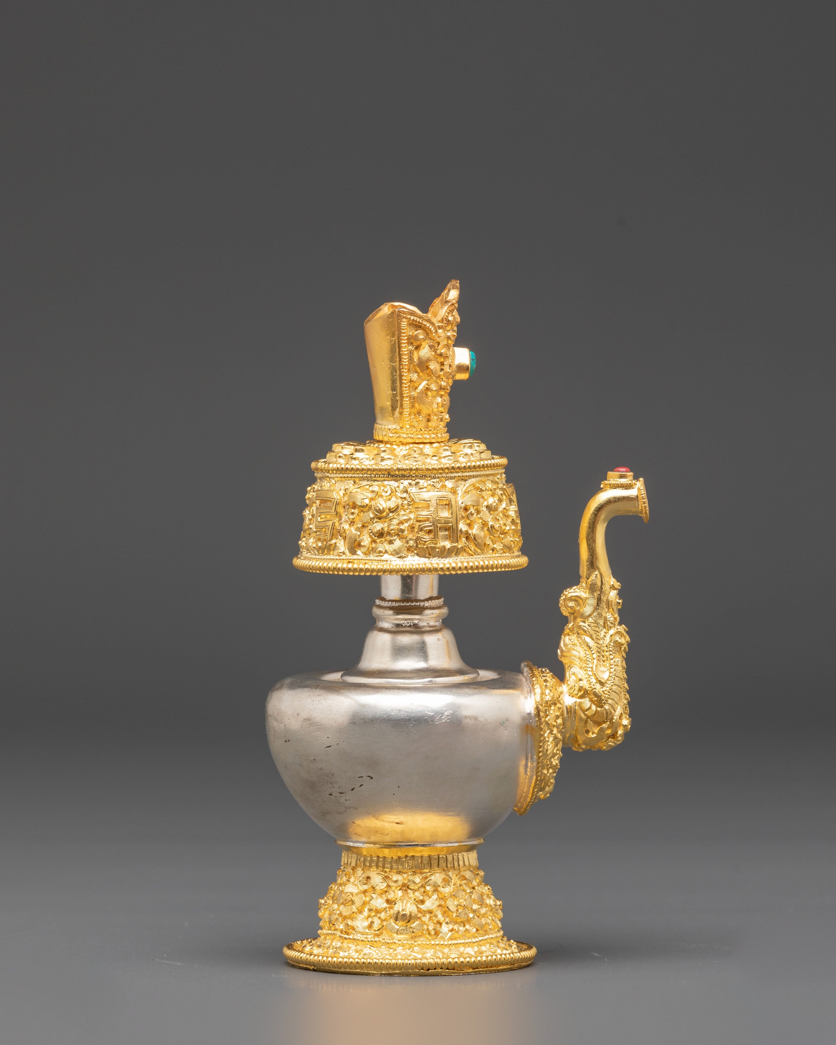 Himalayan Bhumba Pair | Tibetan Buddhist Water Offering Vases