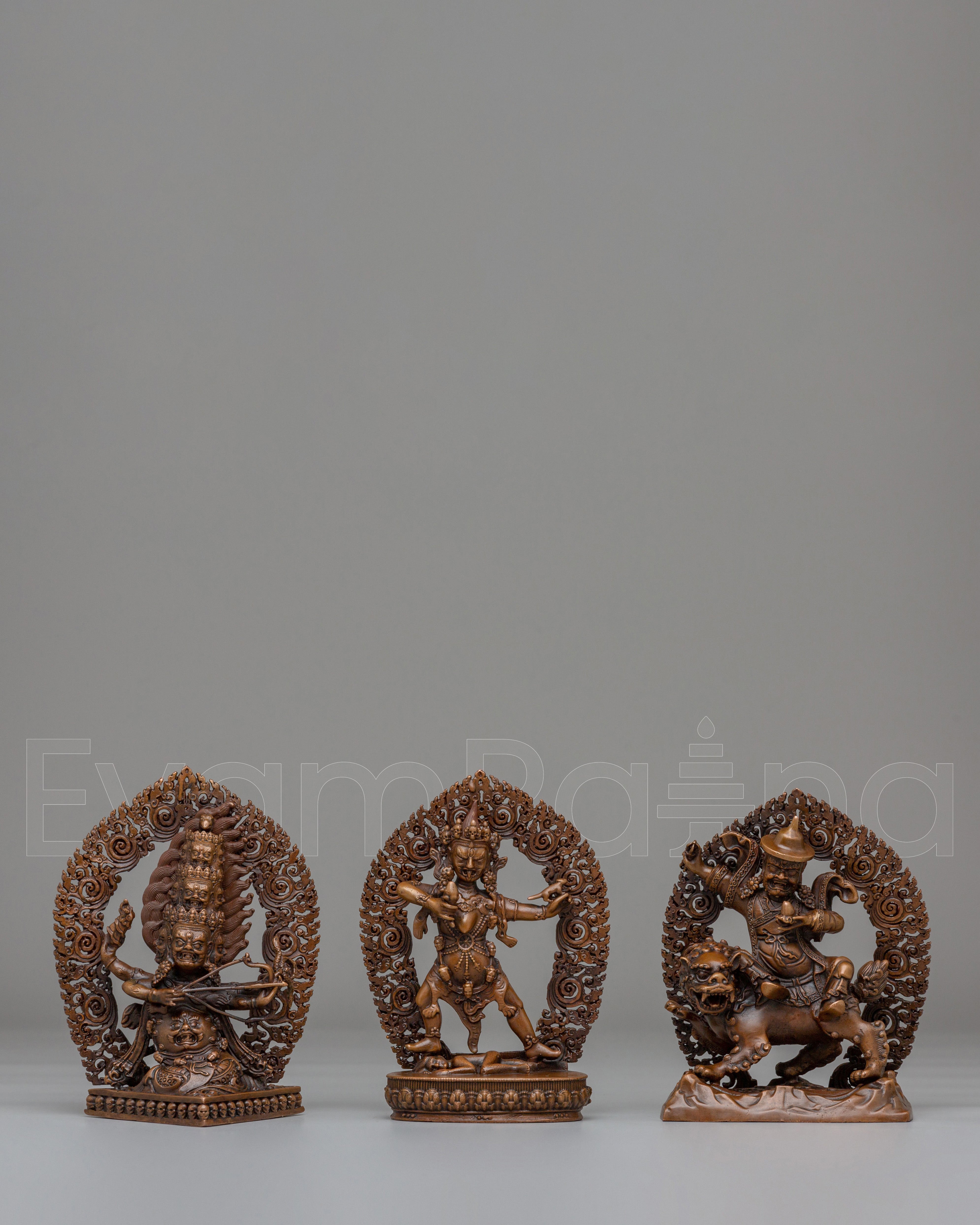 Three Nyingma Statue