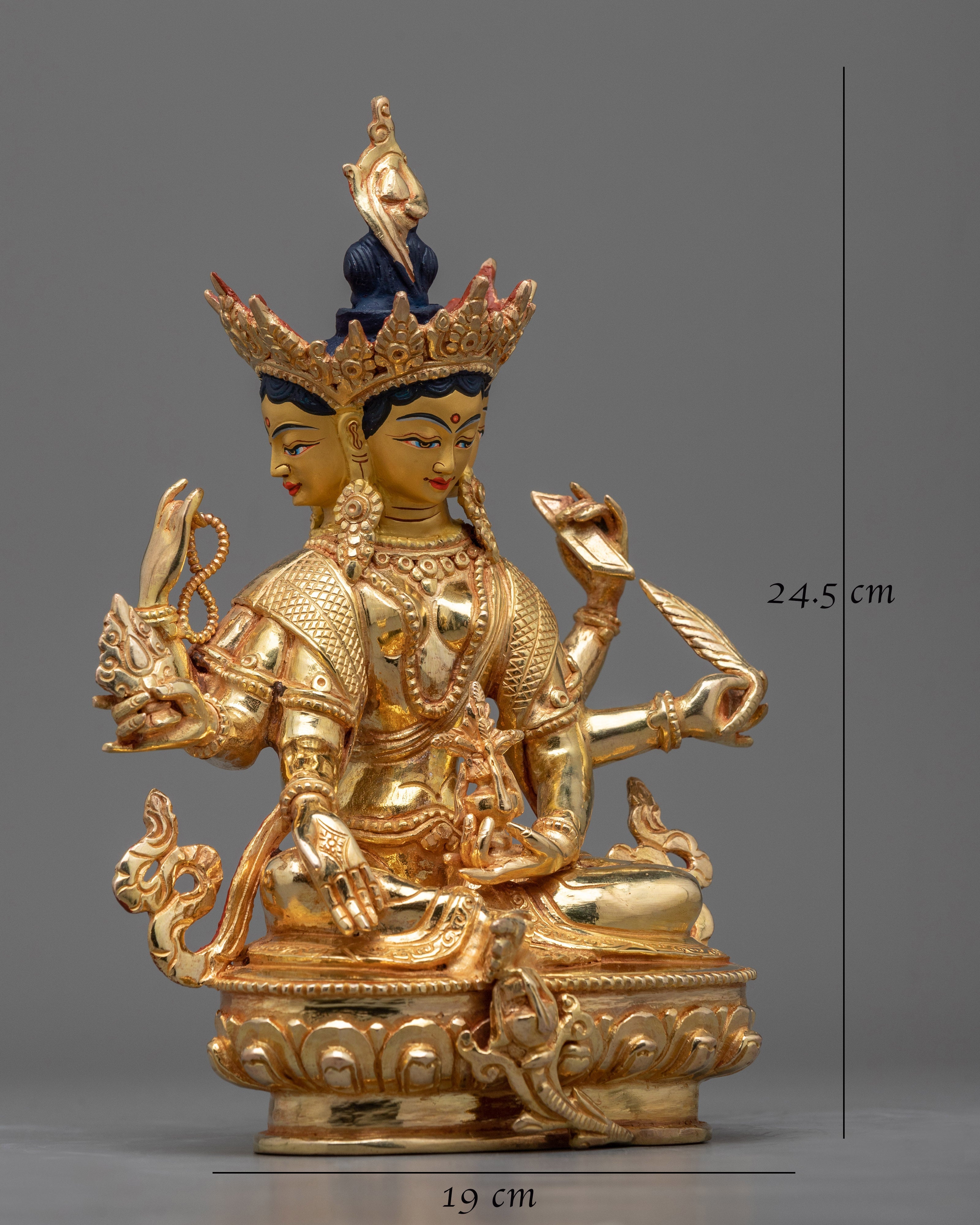 Golden Vasudhara Statue