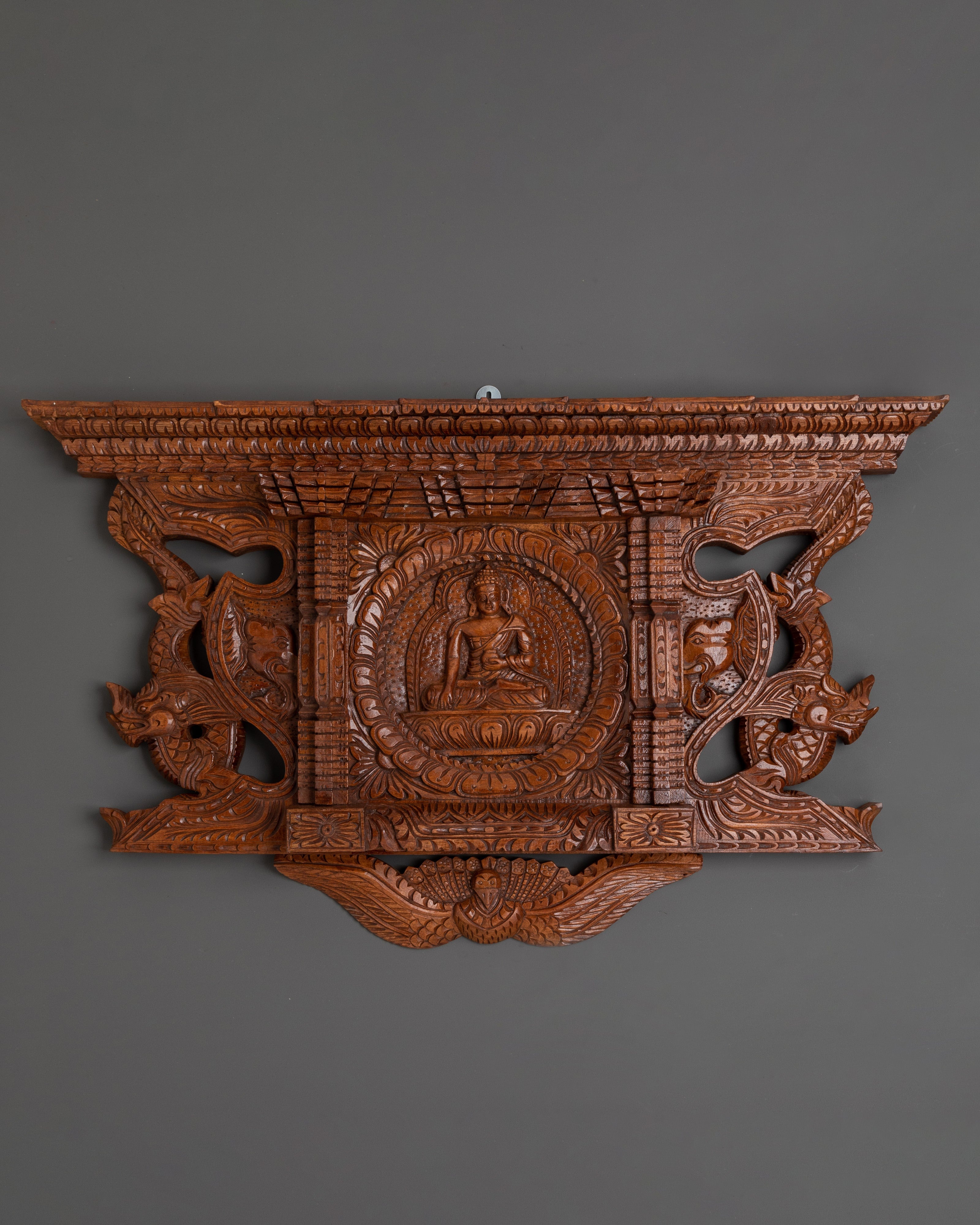Shakyamuni Buddha Engraved Wall Hanging