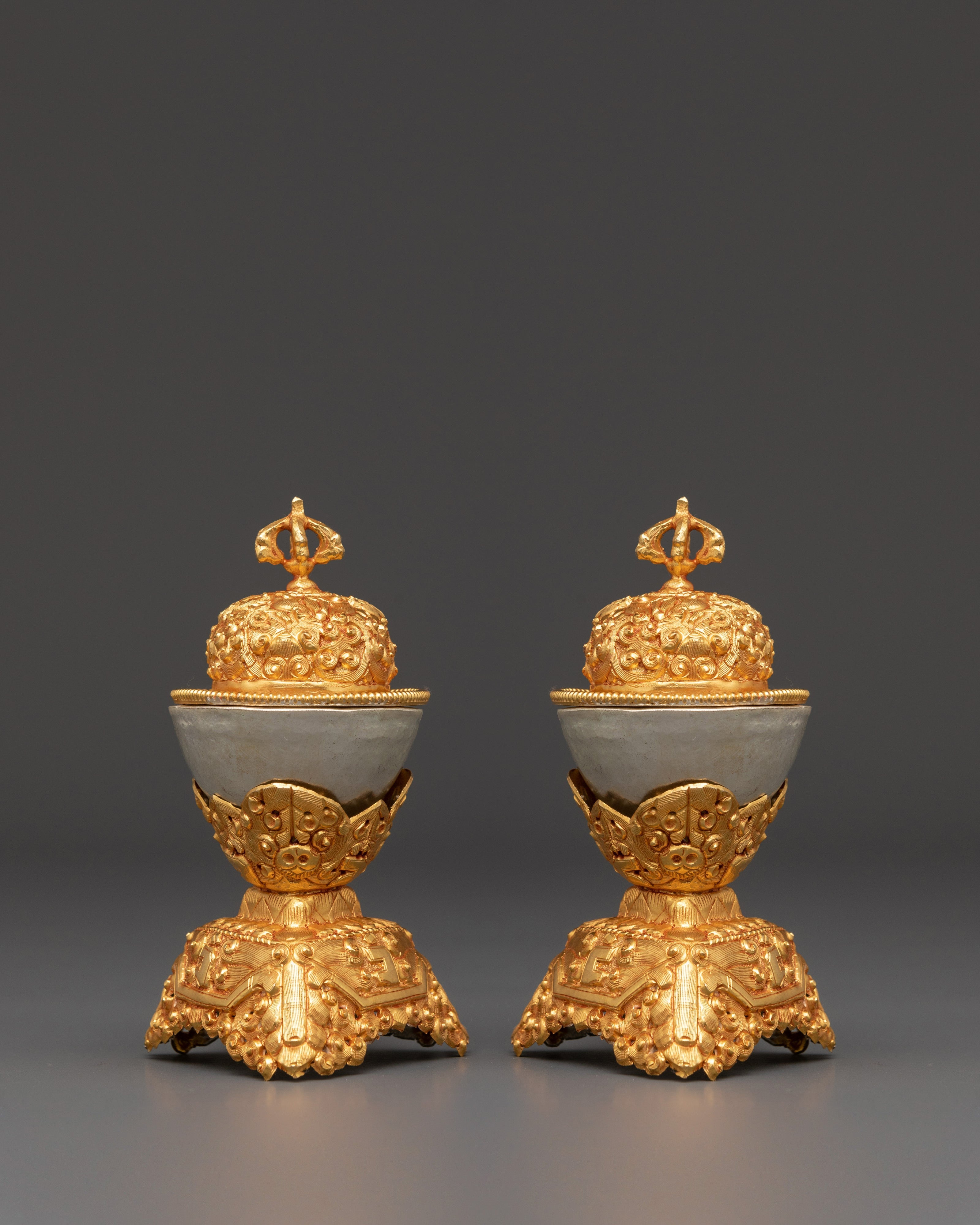 Ritualistic skull goblet Set
