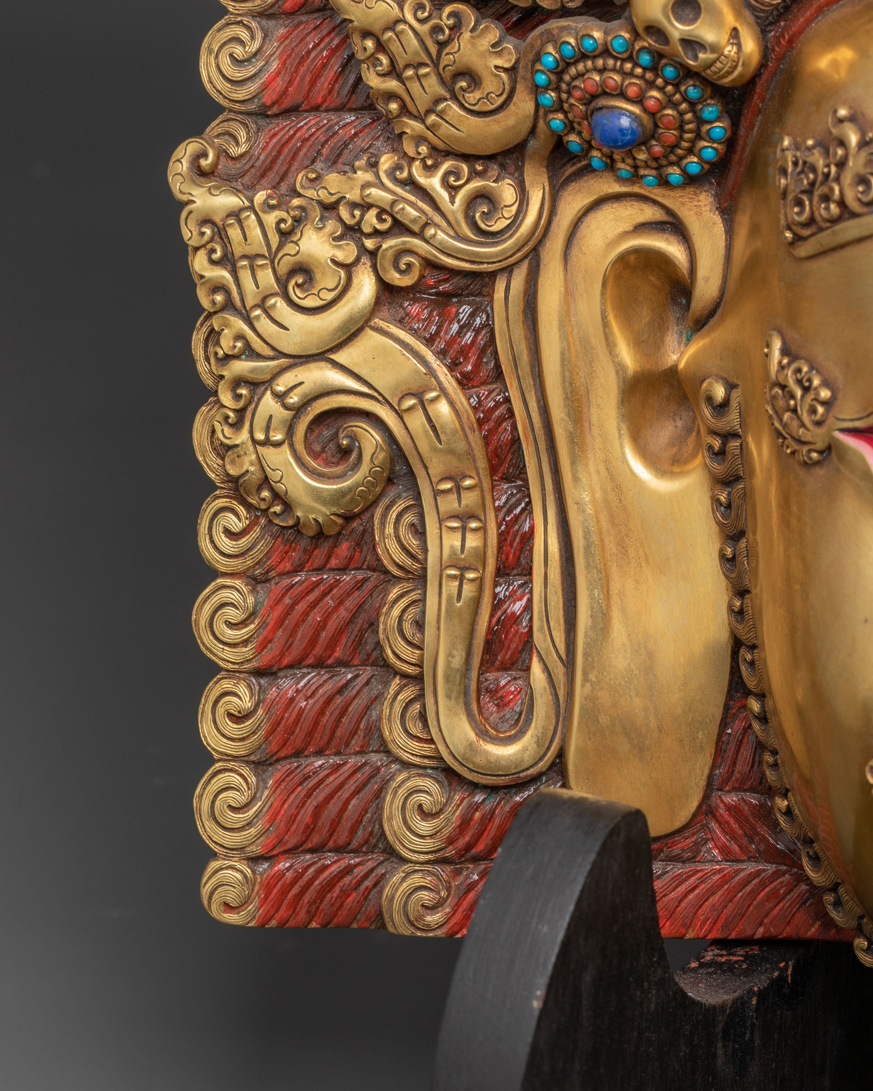 Masterfully Crafted Bhairava Mask | The Fearsome Protector of Dharma