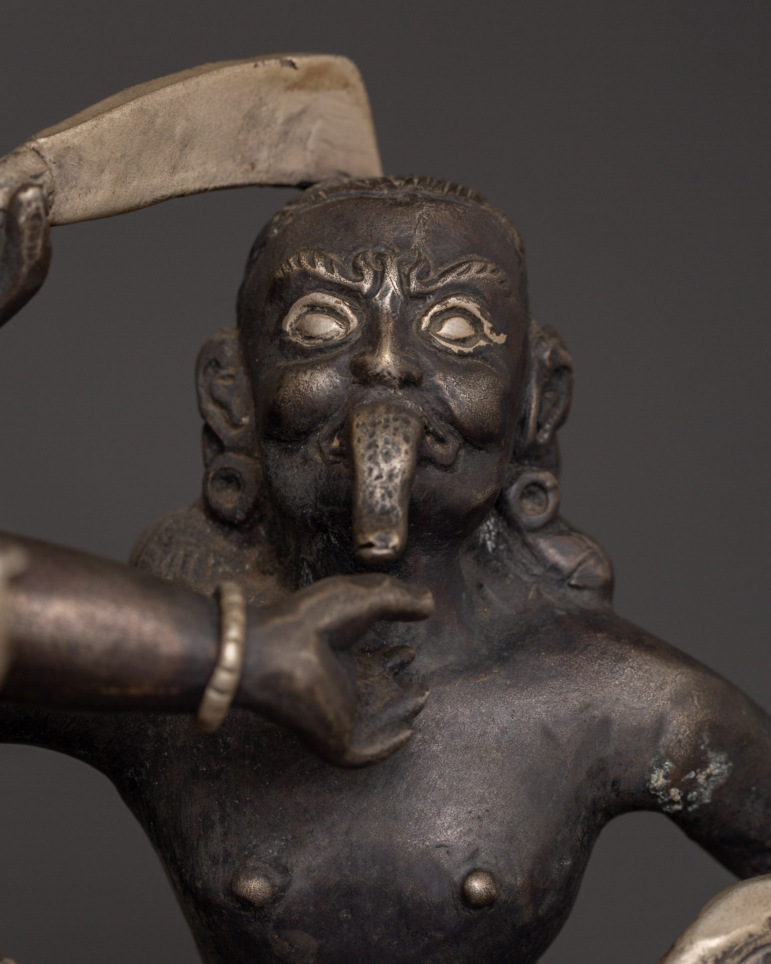 Baglamukhi Devi Statue | Wrathful Hindu Goddess