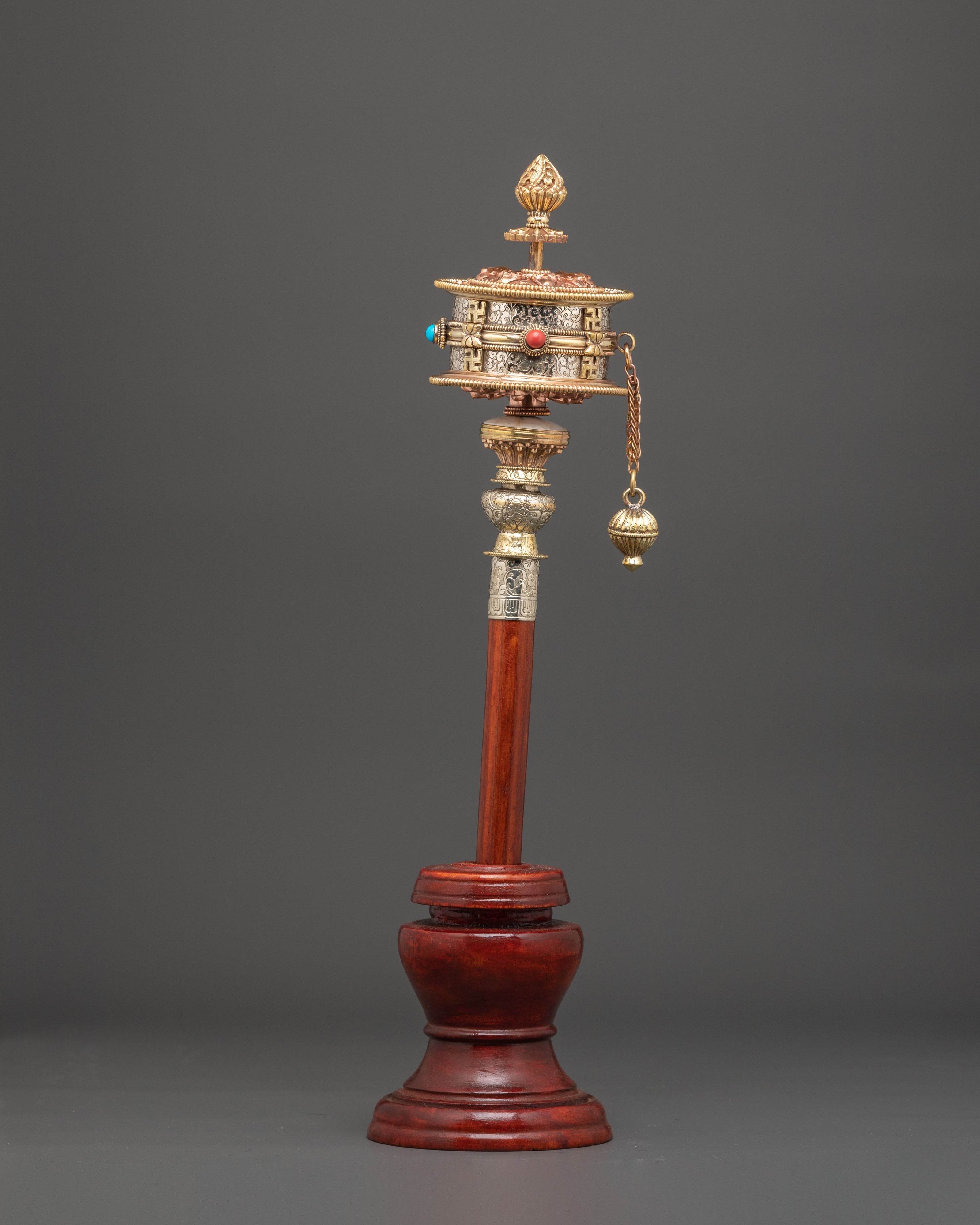 Spiritual Buddhist Prayer Wheel | Sacred Tool for Meditation
