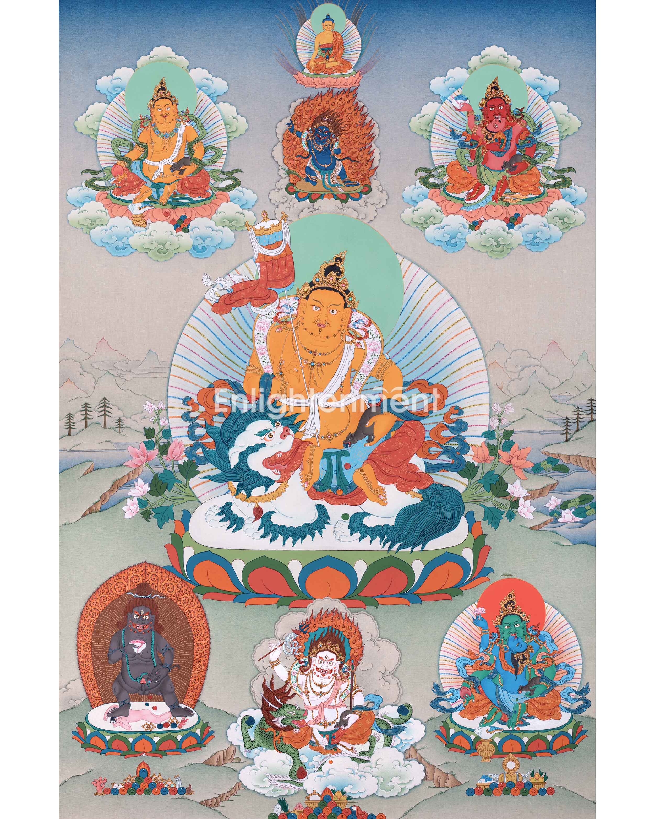 dzambhala thangka