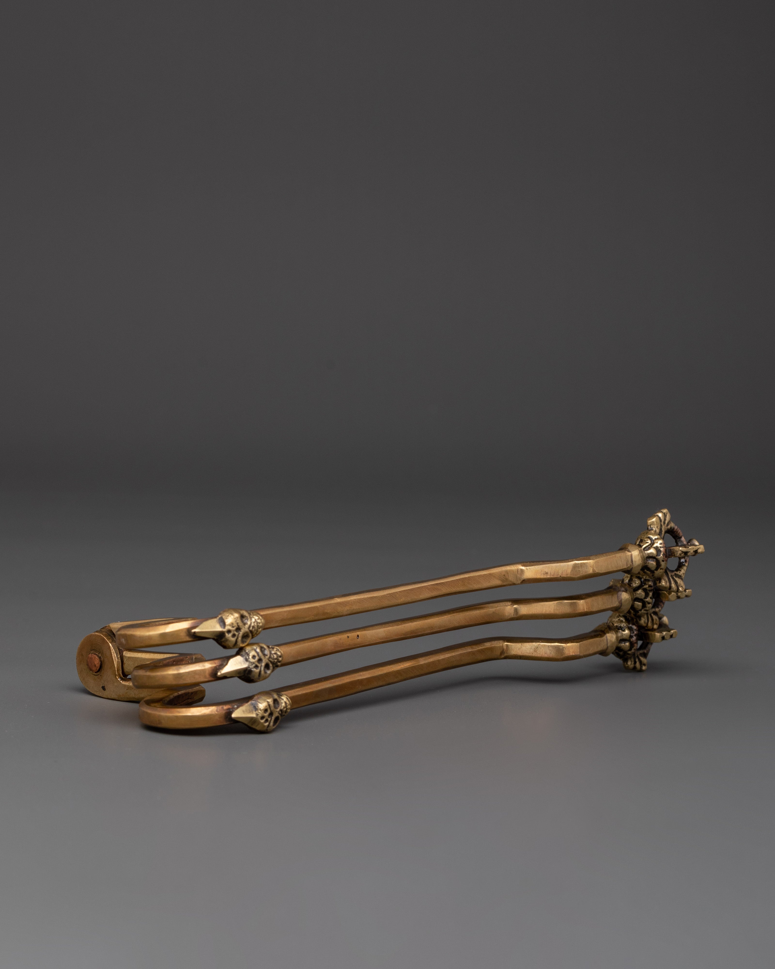 Copper Kapala Stand | Handcrafted Tibetan Ritual Stand