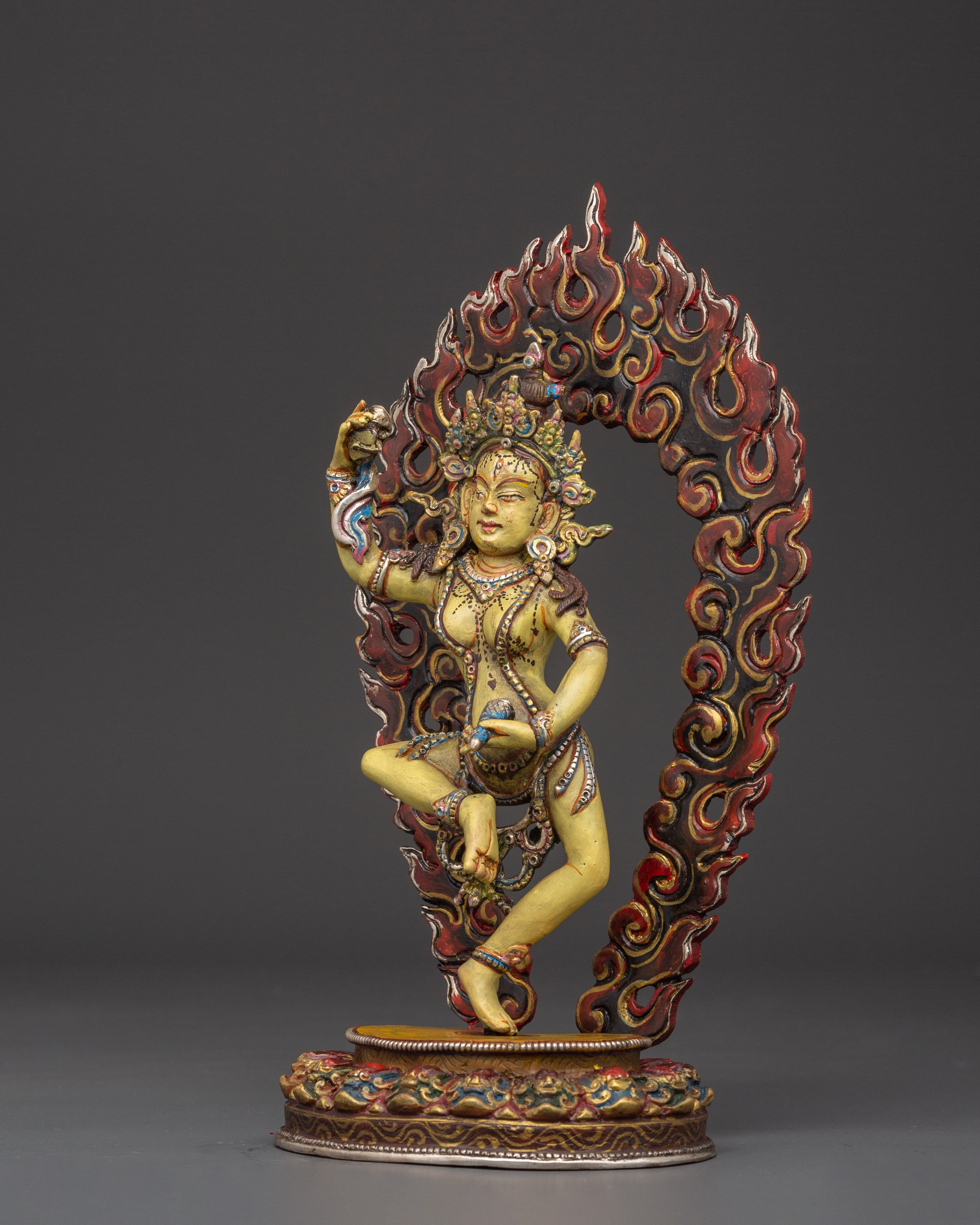 Handcrafted Machig Labdron Figurine | Tibetan Copper Goddess Statue