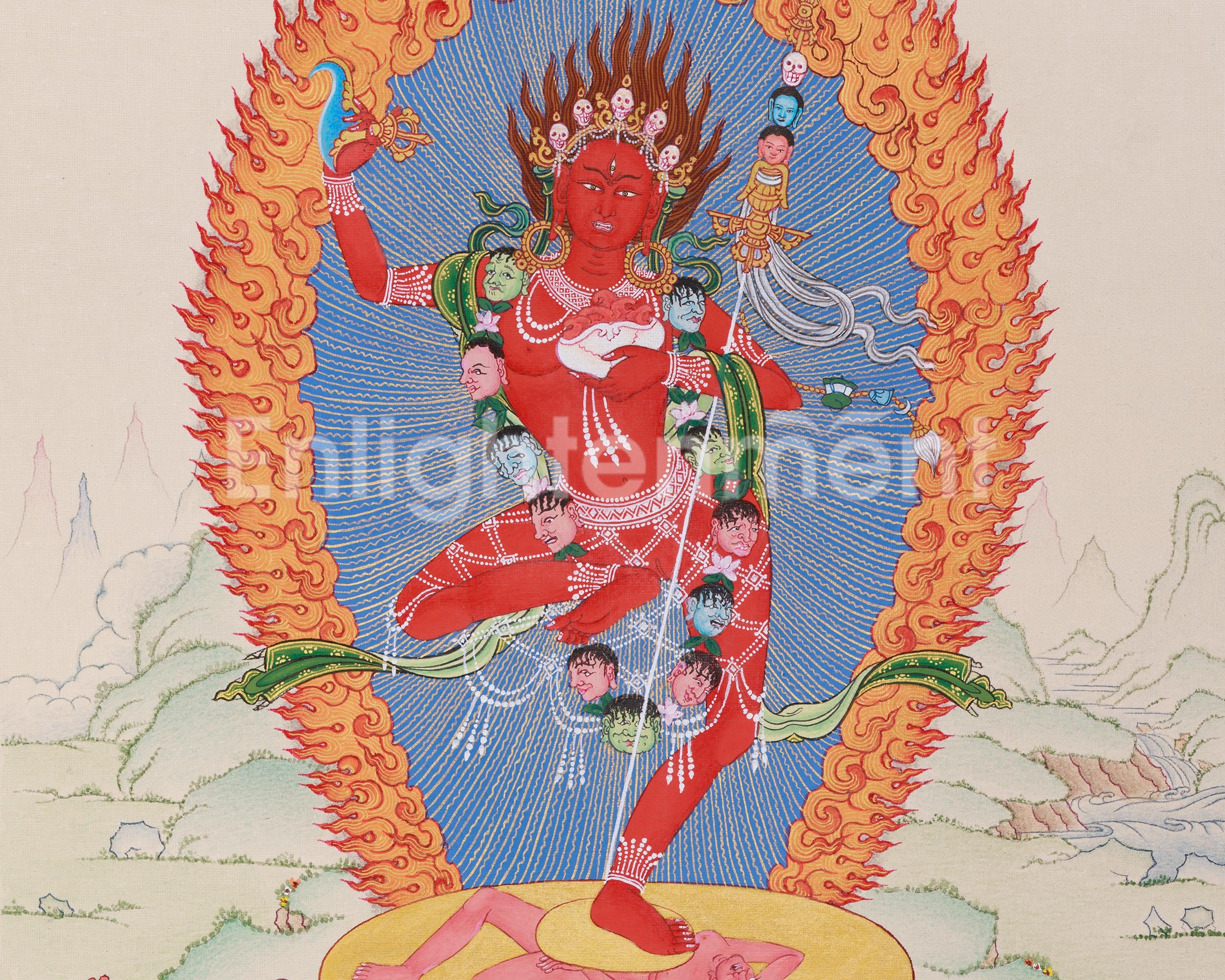 Dorje Phagmo Thangka | Sacred Vajravarahi, the Powerful Goddess of Transformation
