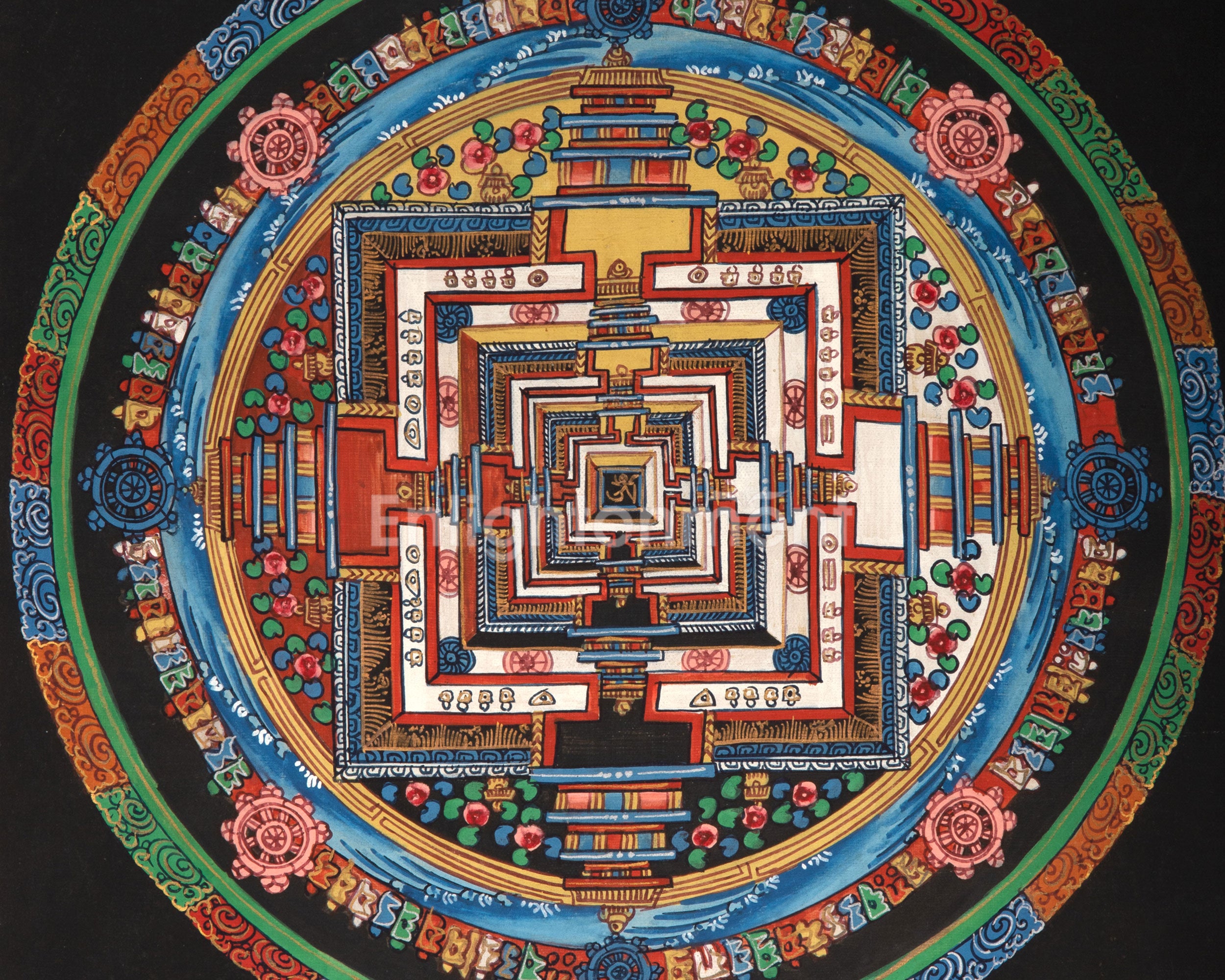 Kalachakra Mandala Artwork | Harmony and Spiritual Awakening