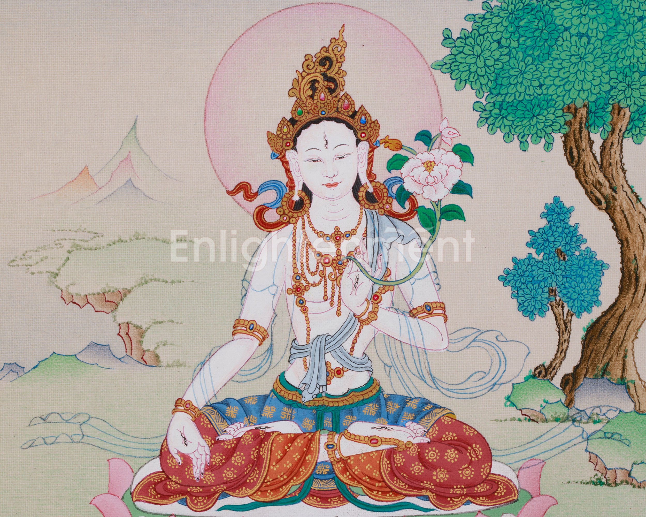 Longevity Symbol White Tara | Goddess of Healing and Compassion