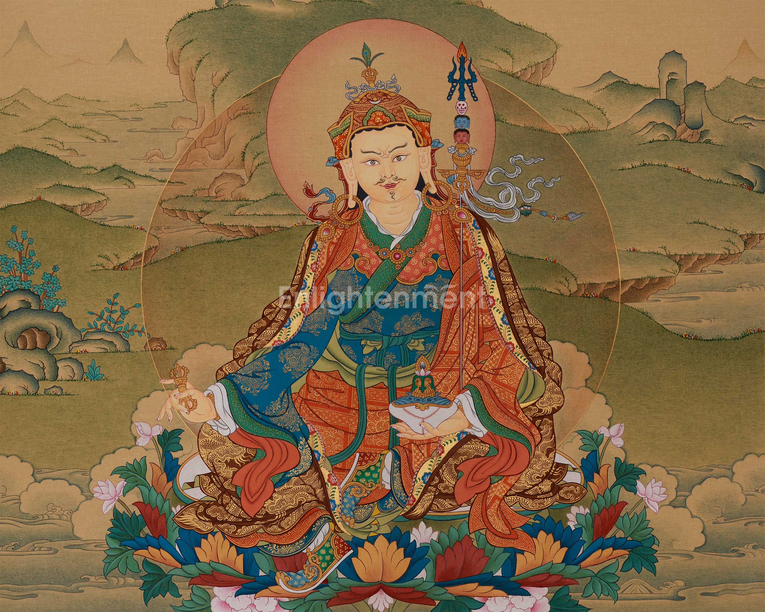 The Lotus-Born Guru Rinpoche | Tibetan Art of the Tantric Master & Spiritual Journey