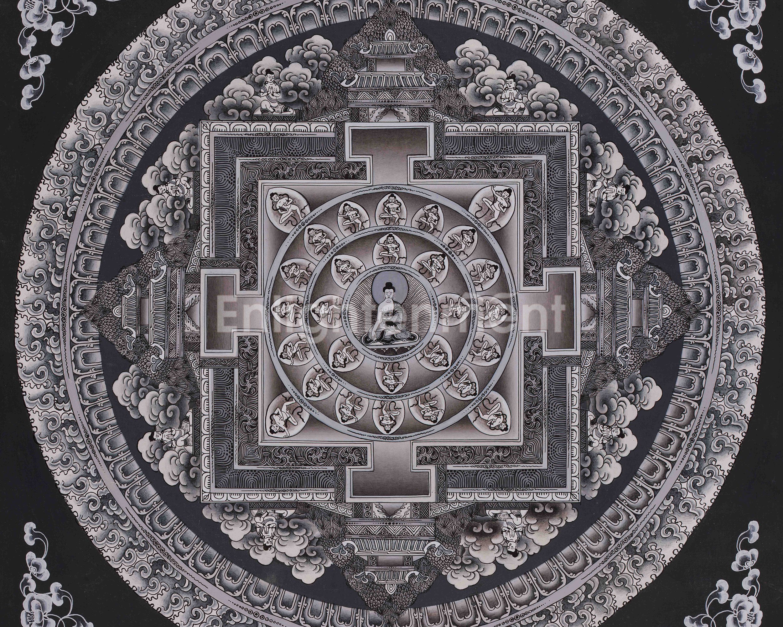 Himalayan Buddha Mandala Art | Symbolizing the Enlightened Universe and Inner Transformation