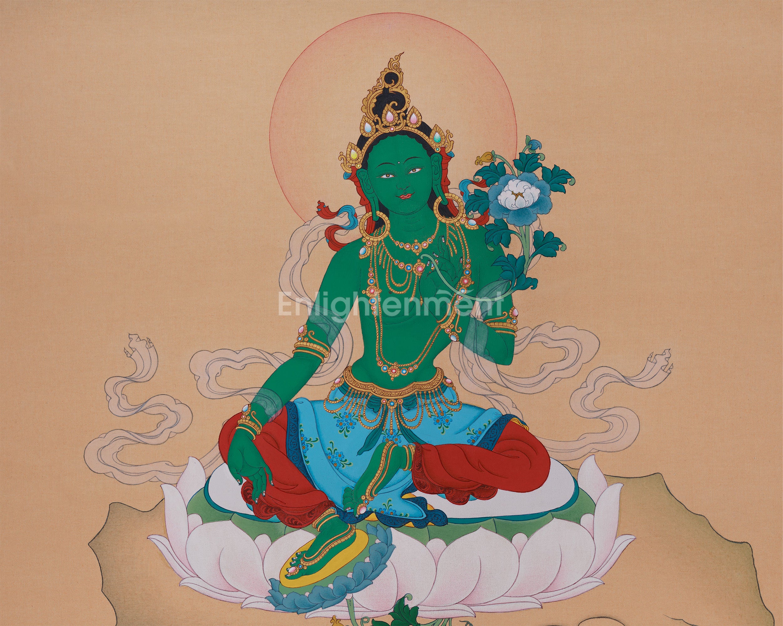 Female Buddha, Arya Tara Thangka | The Swift Liberator of Beings