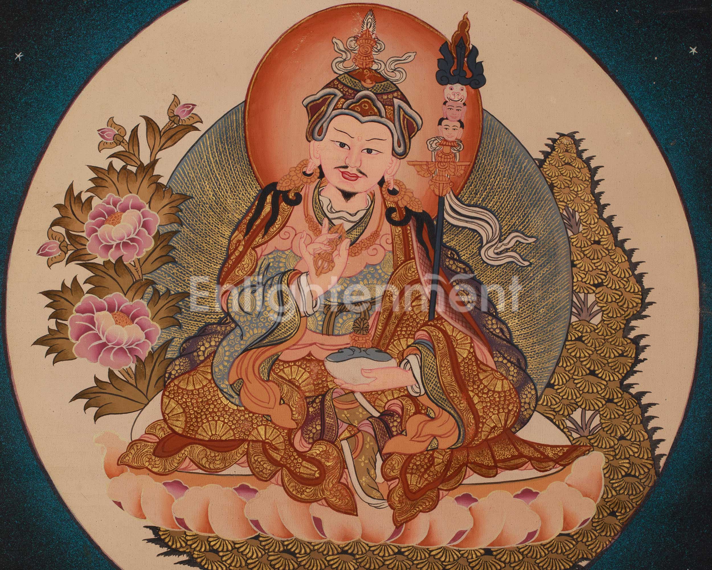Wisdom Deity Guru Rinpoche Art | Embodiment of Enlightened Presence