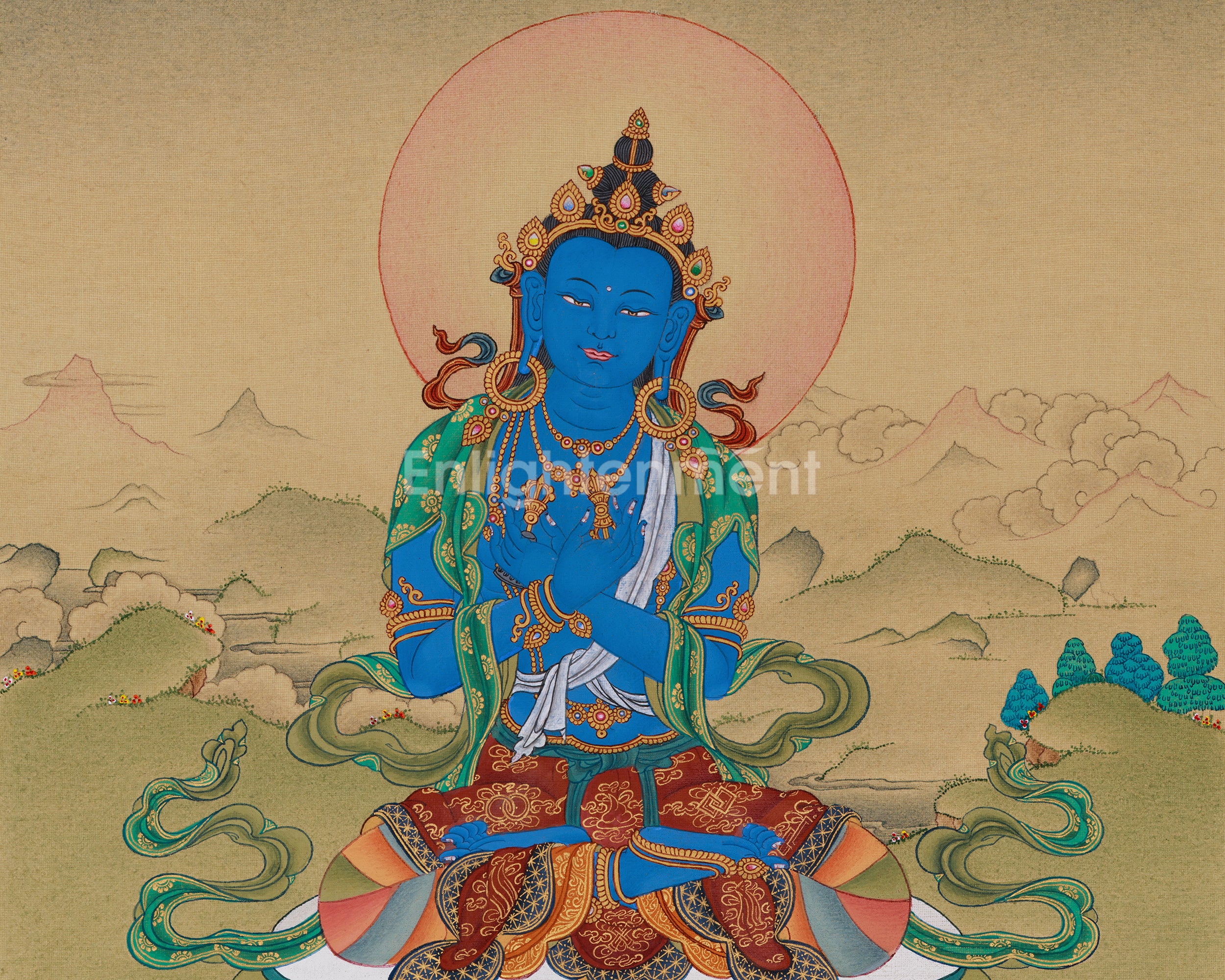 Vajradhara Art | Buddha of Supreme Power and Wisdom | Karma Gadri Artistry