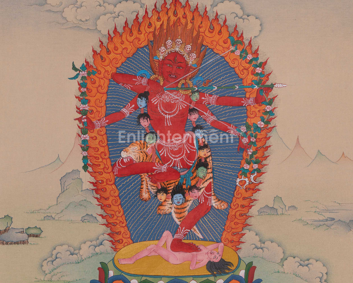 Kurukulla Thangka Painting | The Enlightened Power of Magnetic Attraction