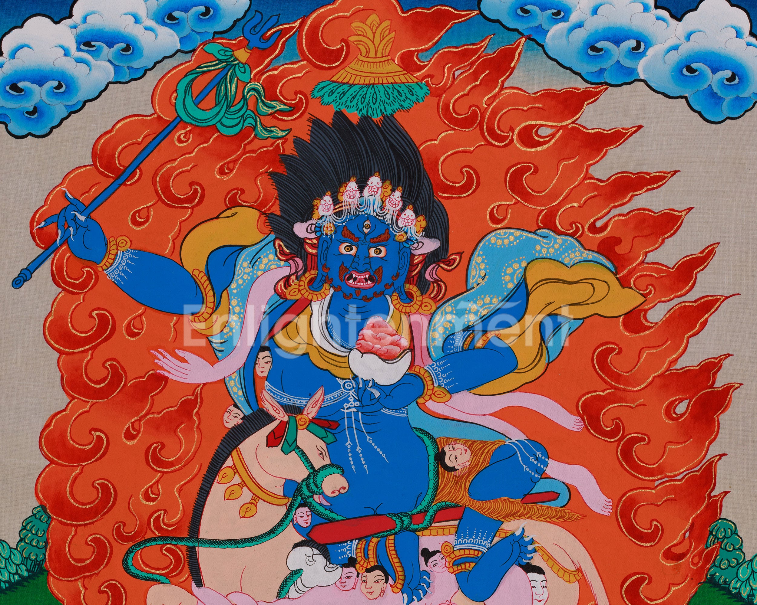 Tantric Buddhist Palden Lhamo | The Fierce Mother of the Dharma Protectors
