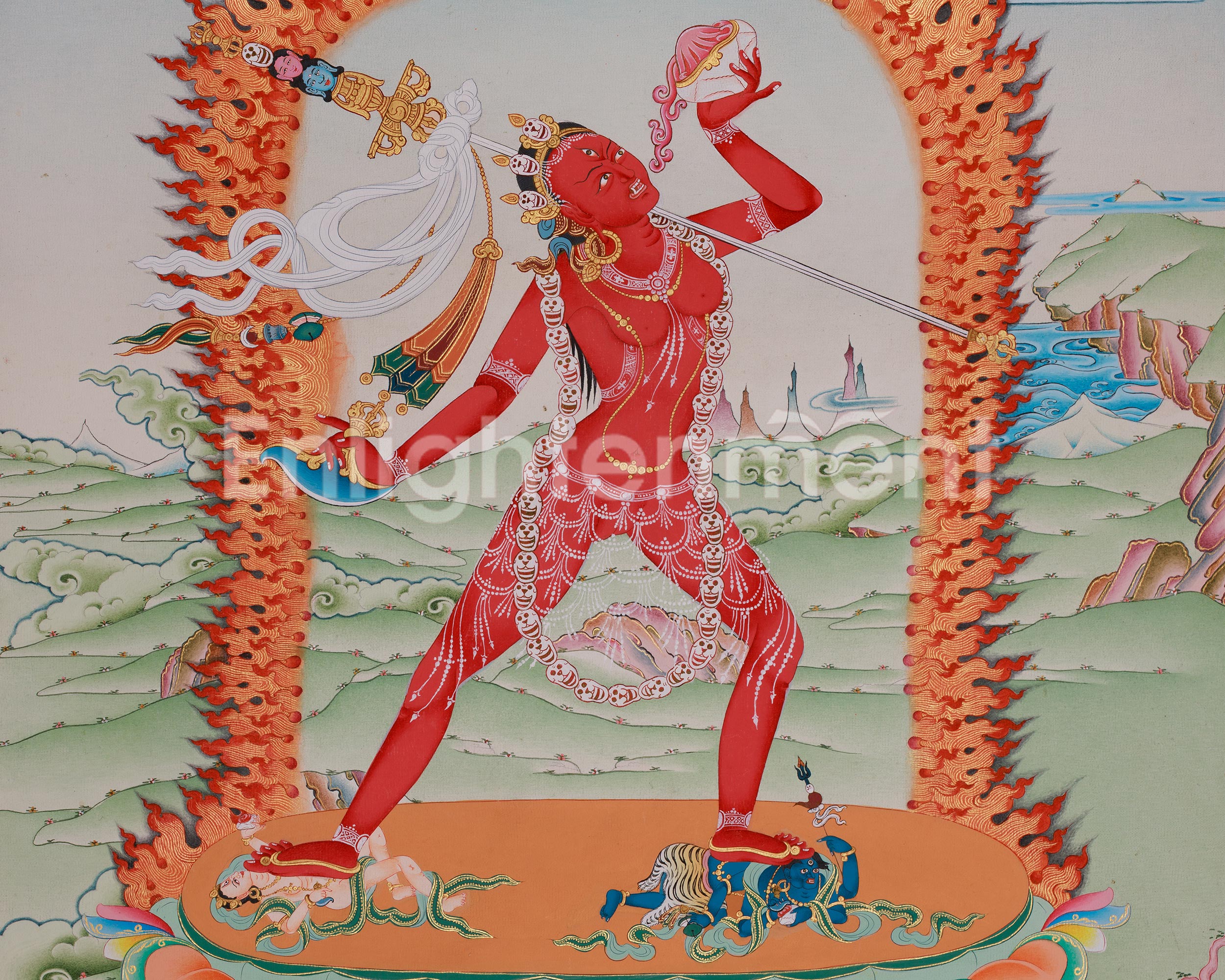 Vajrayogini Dakini Buddhist Art | Represent Compassion, and Spiritual Awakening